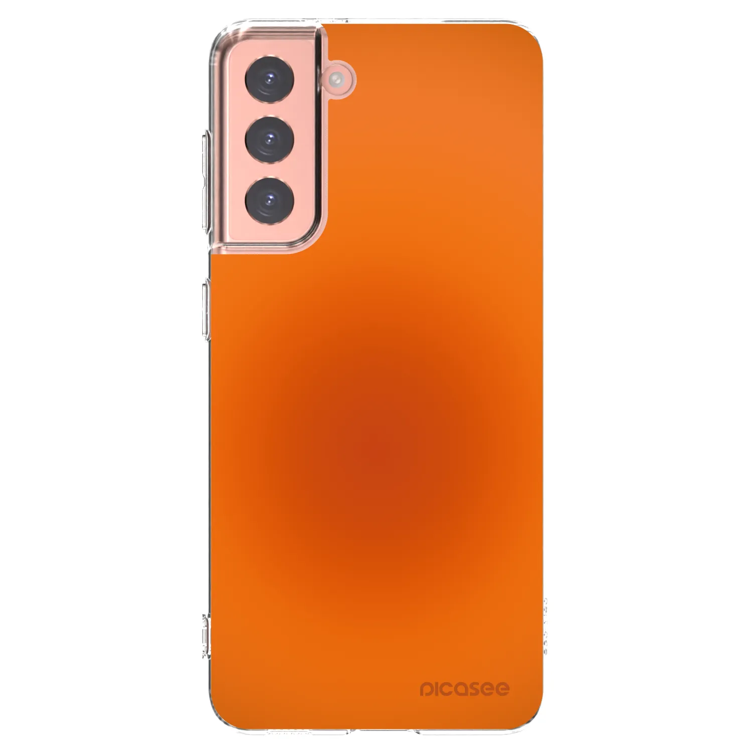 Picasee silikonowe przeźroczyste etui na Samsung Galaxy S21 5G G991B - Heat Core