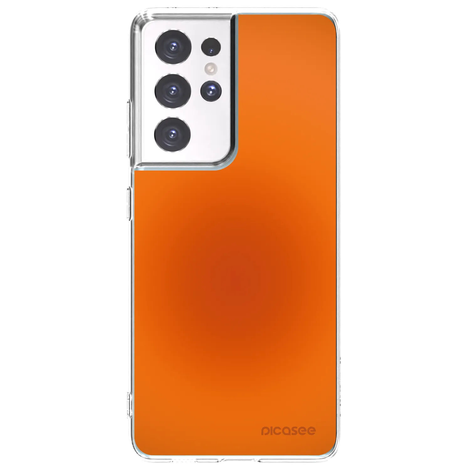 Picasee silikonowe przeźroczyste etui na Samsung Galaxy S21 Ultra 5G G998B - Heat Core