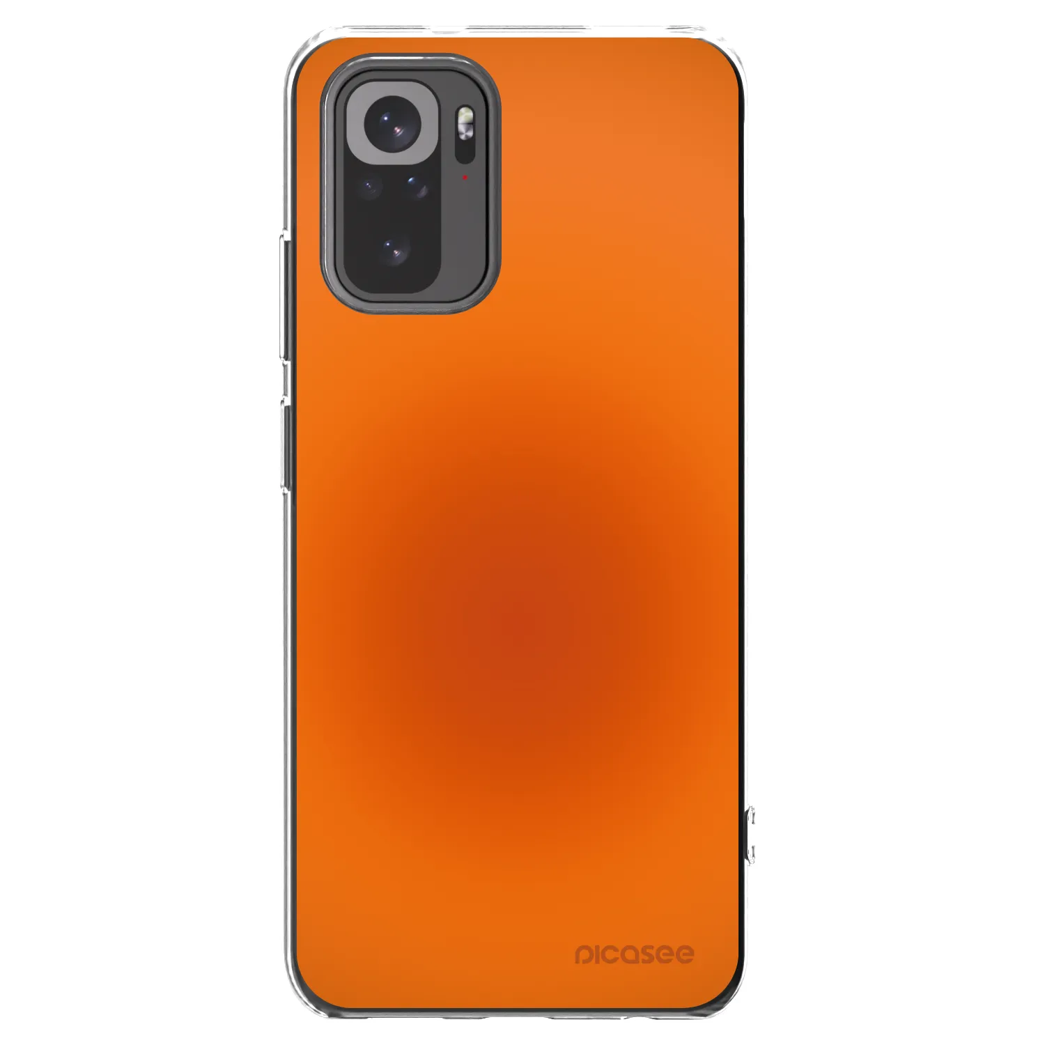 Picasee silikonowe przeźroczyste etui na Xiaomi Redmi Note 10 - Heat Core