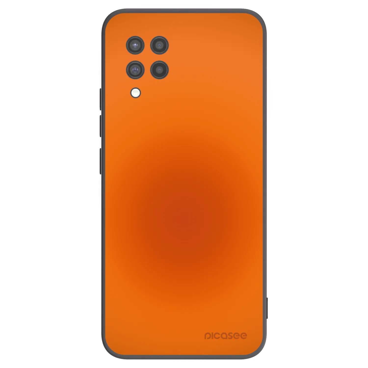 Picasee silikonowe czarne etui na Samsung Galaxy A42 A426B - Heat Core