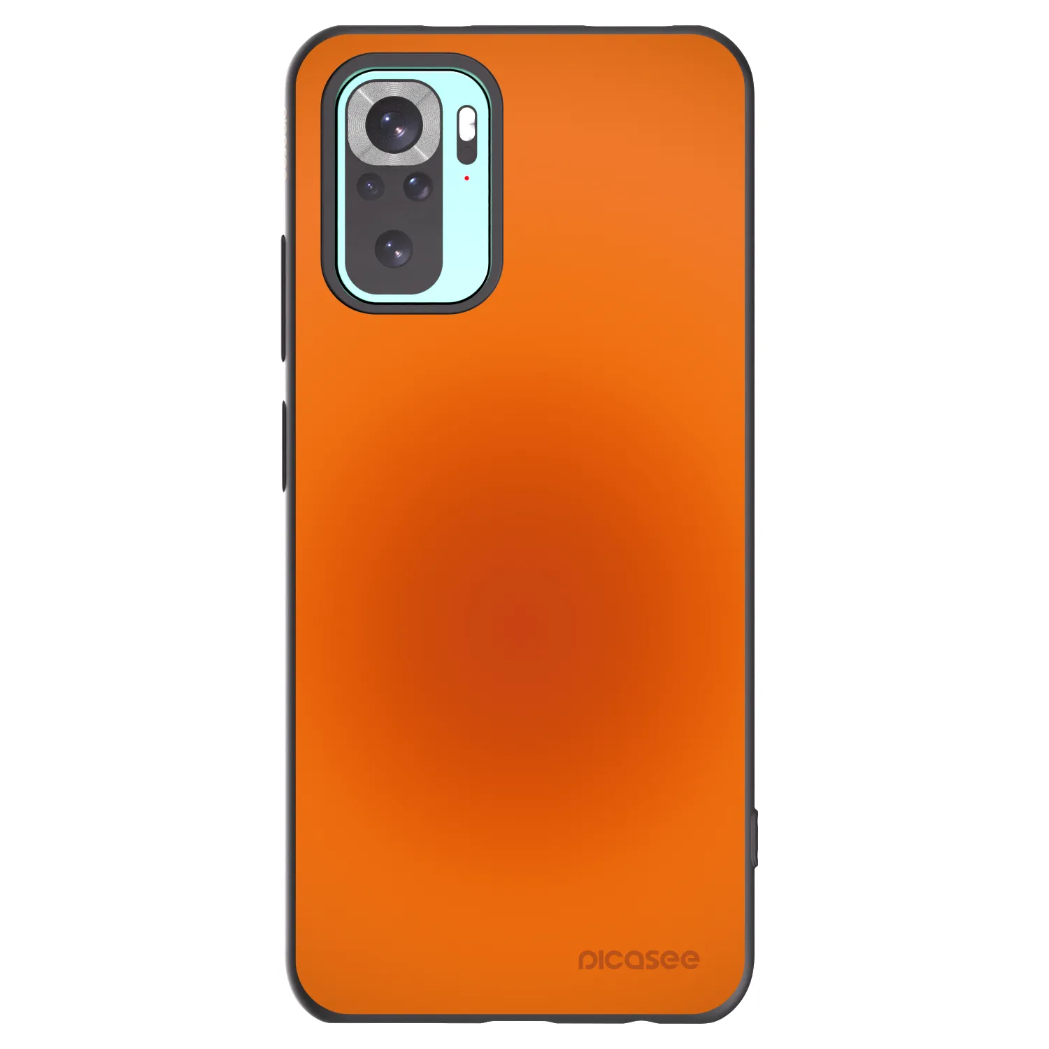 Picasee silikonowe czarne etui na Xiaomi Redmi Note 10 Pro - Heat Core