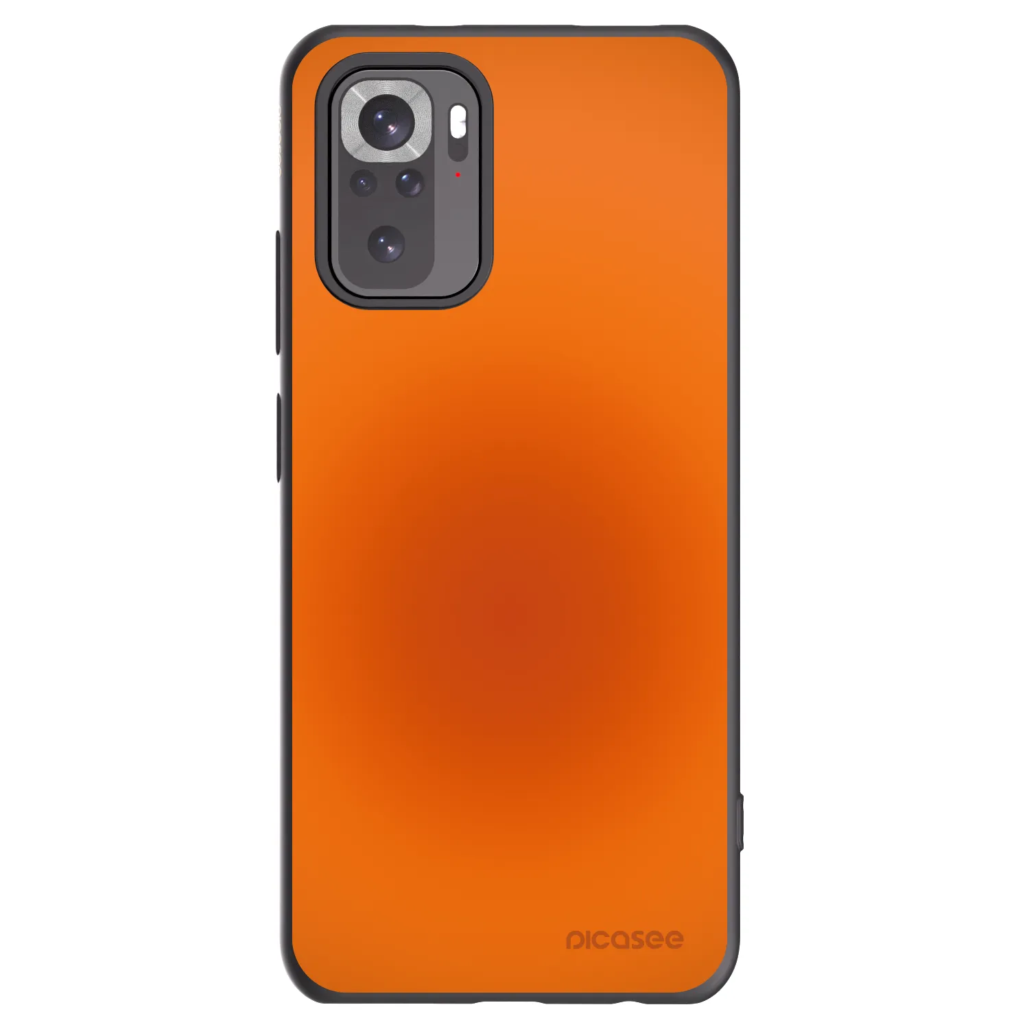 Picasee silikonowe czarne etui na Xiaomi Redmi Note 10S - Heat Core