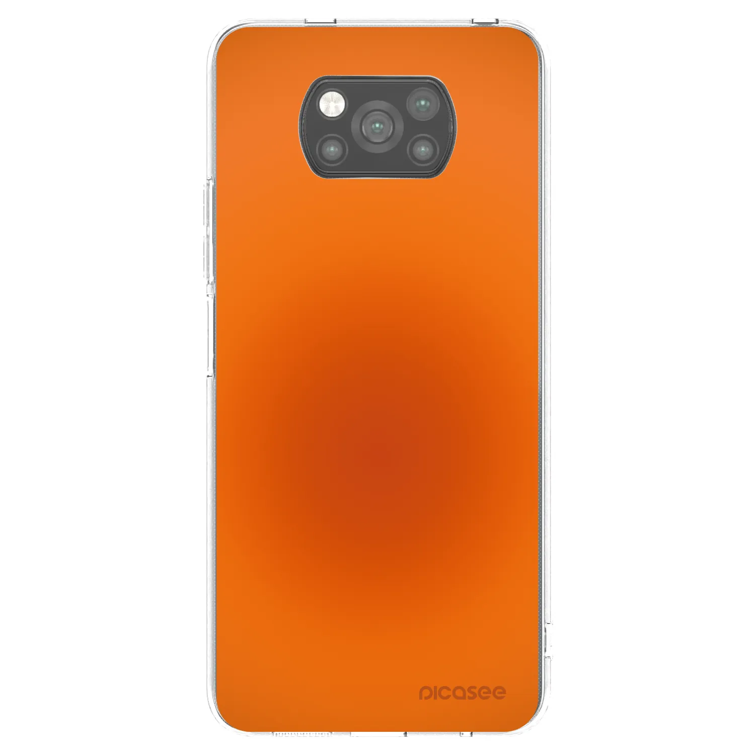 Picasee silikonowe czarne etui na Xiaomi Poco X3 Pro - Heat Core