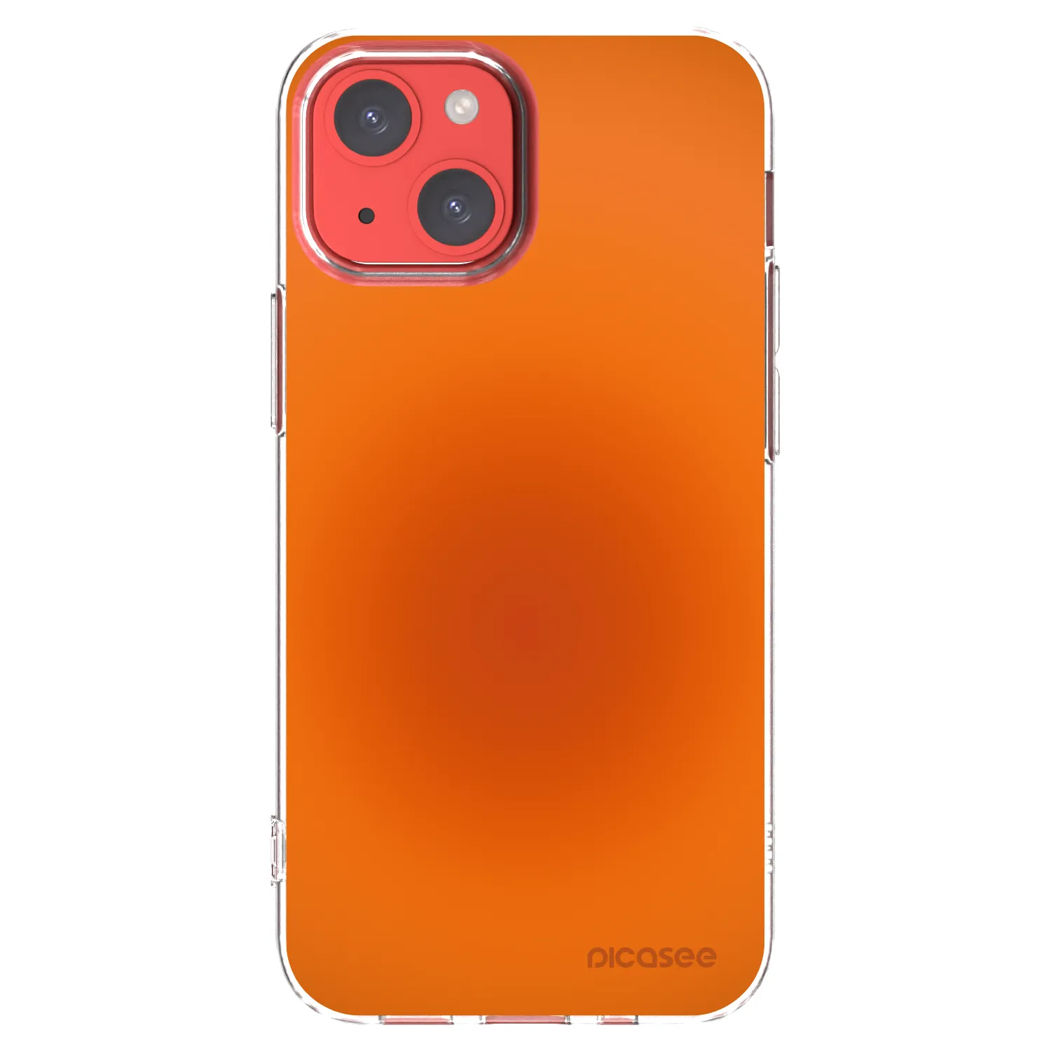 Picasee silikonowe przeźroczyste etui na Apple iPhone 13 mini - Heat Core