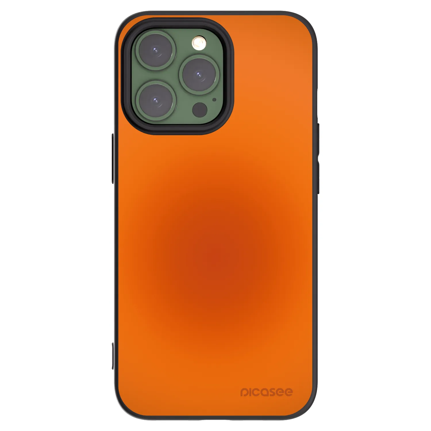 Picasee silikonowe czarne etui na Apple iPhone 13 Pro - Heat Core