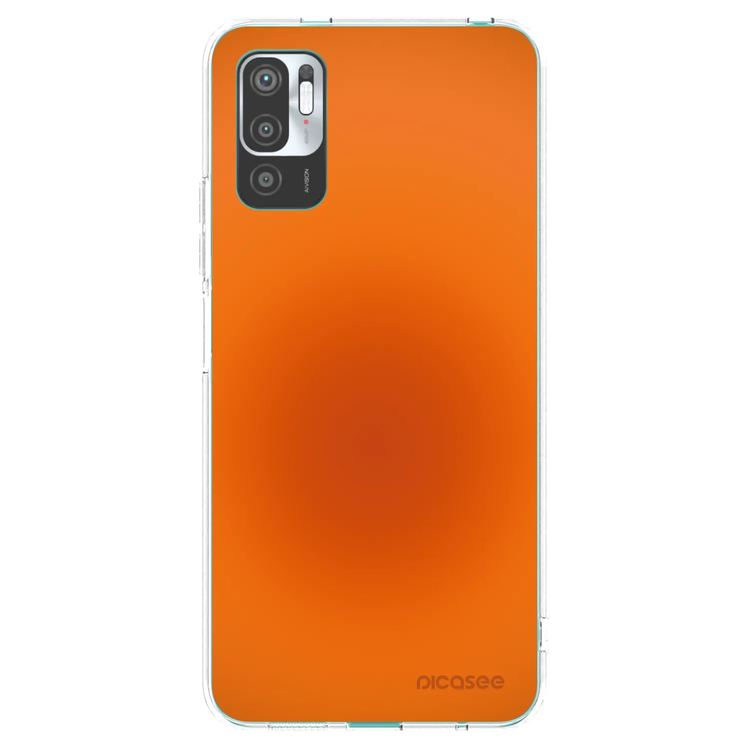 Picasee silikonowe przeźroczyste etui na Xiaomi Redmi Note 10 5G - Heat Core