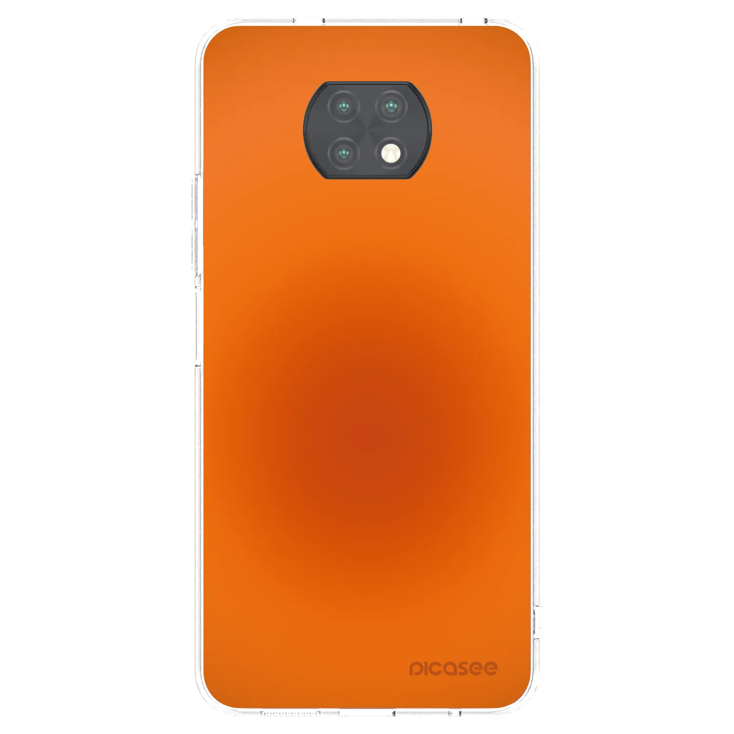 Picasee silikonowe przeźroczyste etui na Xiaomi Redmi Note 9T - Heat Core