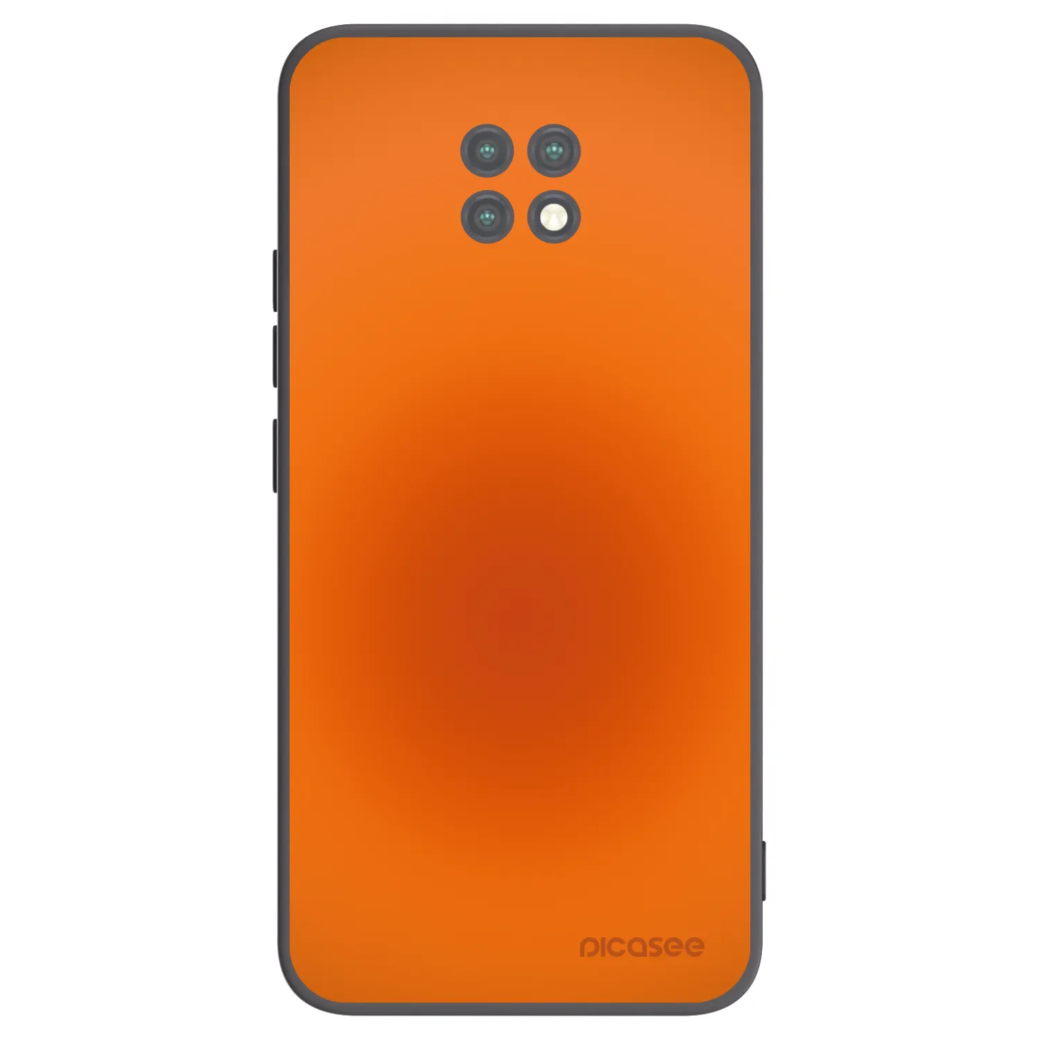 Picasee silikonowe czarne etui na Xiaomi Redmi Note 9T - Heat Core