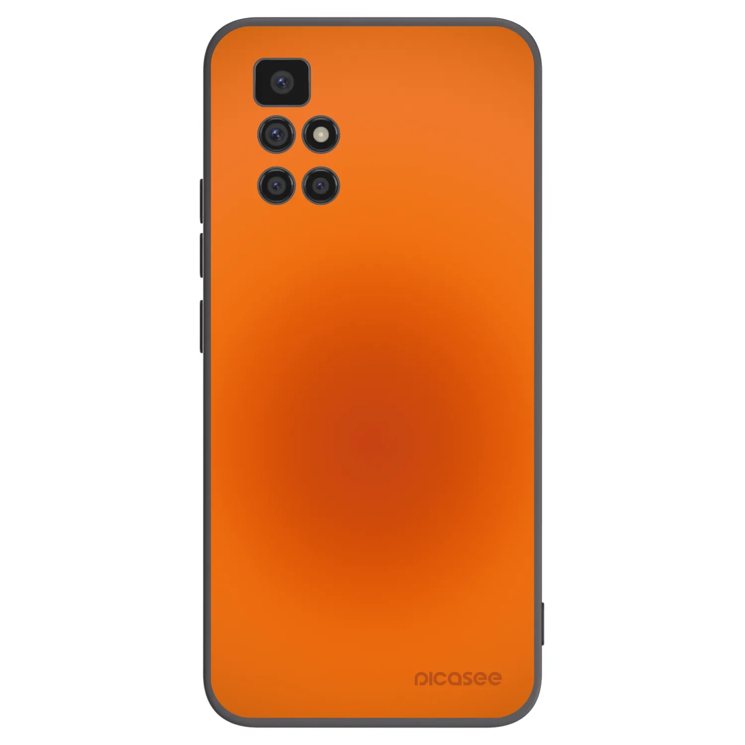 Picasee silikonowe czarne etui na Xiaomi Redmi 10 - Heat Core