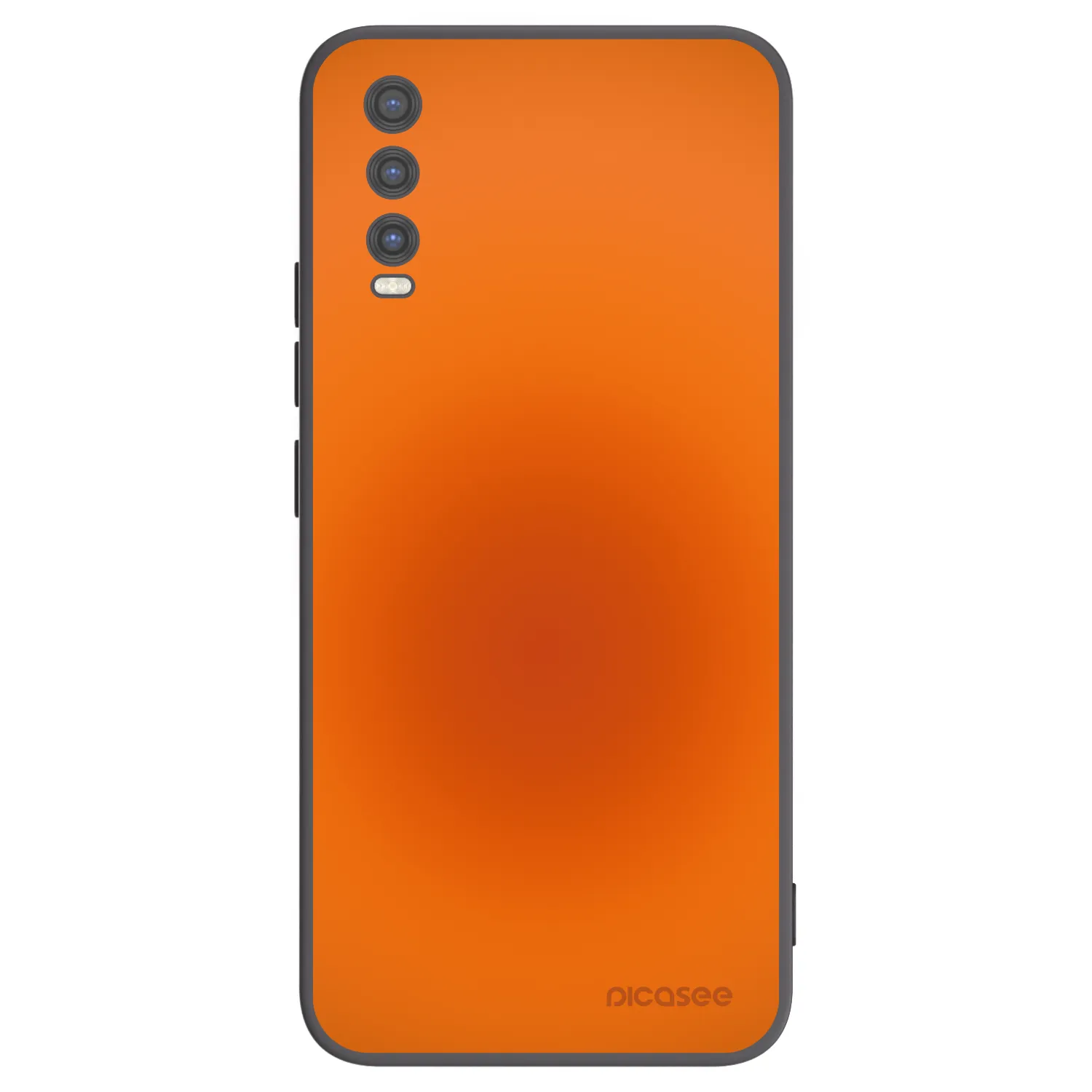 Picasee silikonowe czarne etui na Vivo Y20s - Heat Core