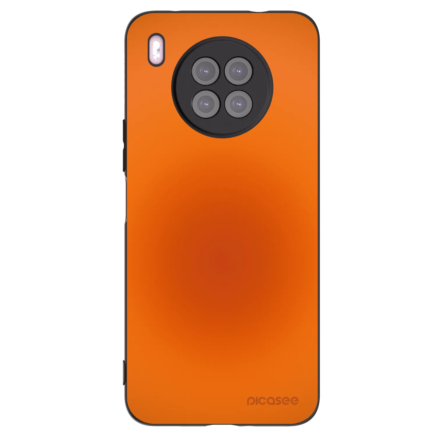 Picasee silikonowe czarne etui na Huawei Nova 8i - Heat Core