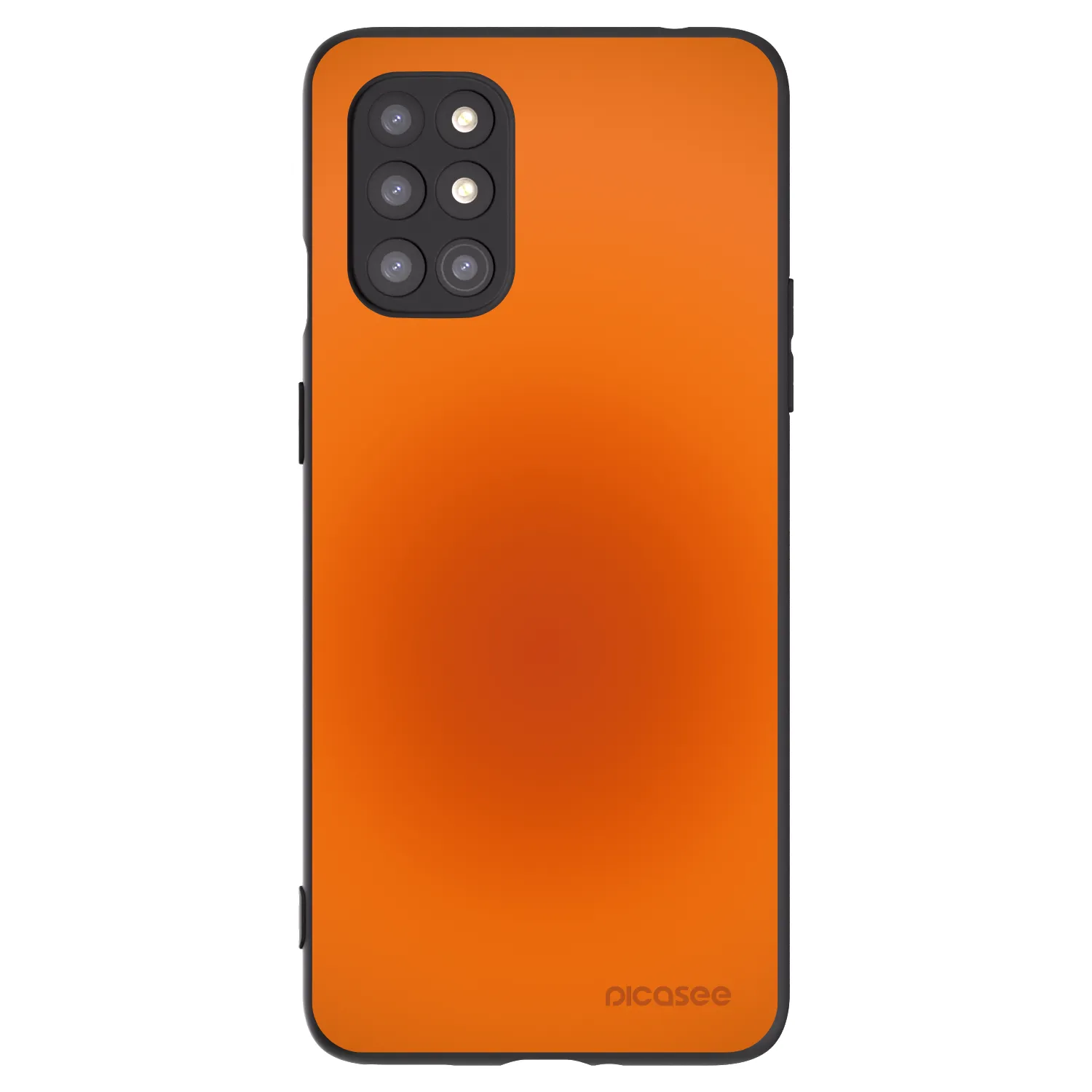 Picasee silikonowe czarne etui na OnePlus 8T - Heat Core