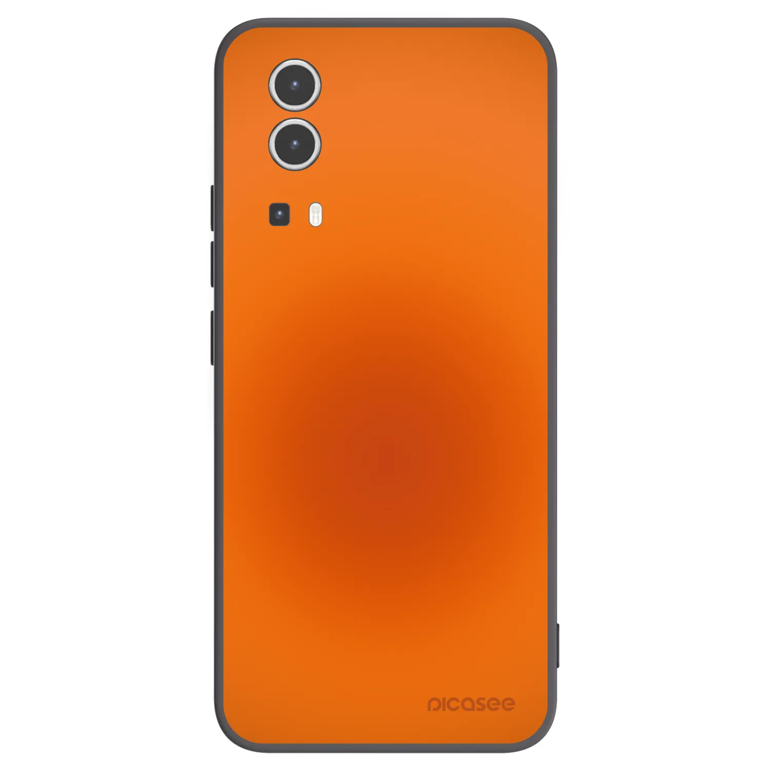 Picasee silikonowe czarne etui na Vivo Y72 5G - Heat Core