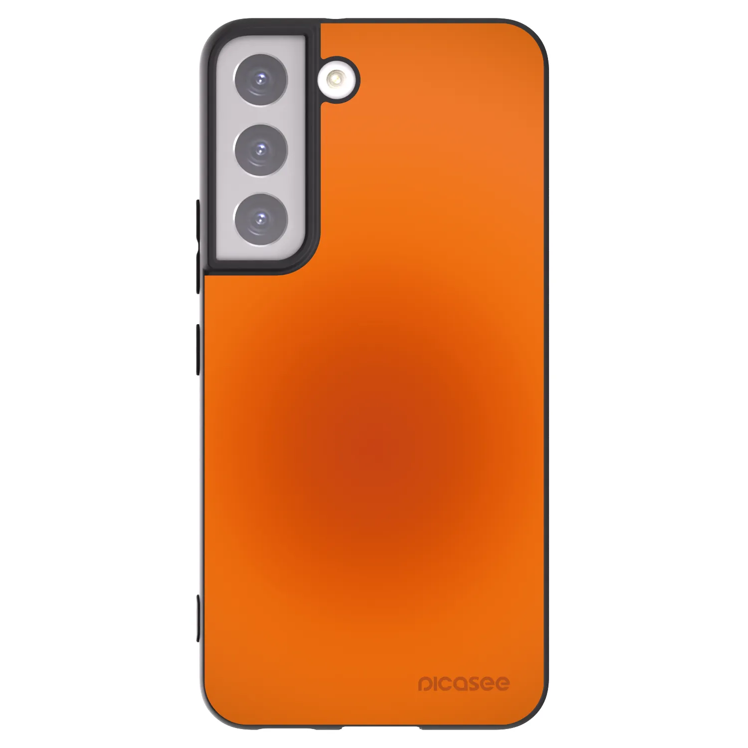 Picasee silikonowe czarne etui na Samsung Galaxy S22 5G - Heat Core