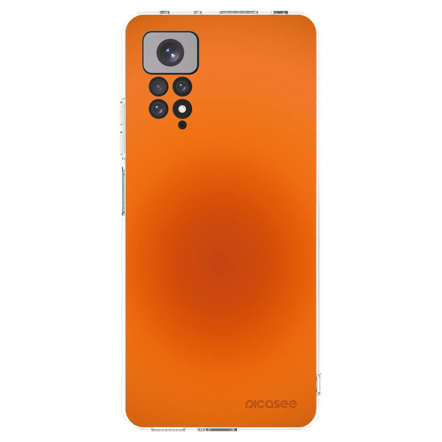 Picasee silikonowe przeźroczyste etui na Xiaomi Redmi Note 11S 4G - Heat Core