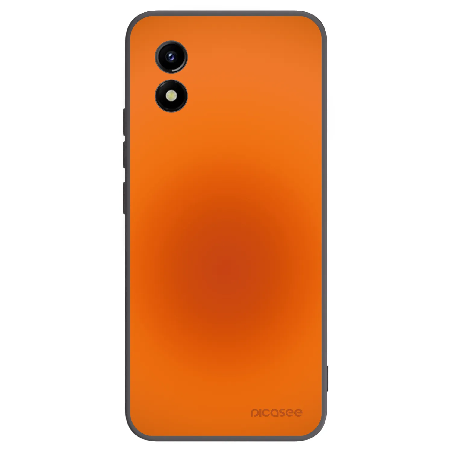 Picasee silikonowe czarne etui na Vivo Y01 - Heat Core