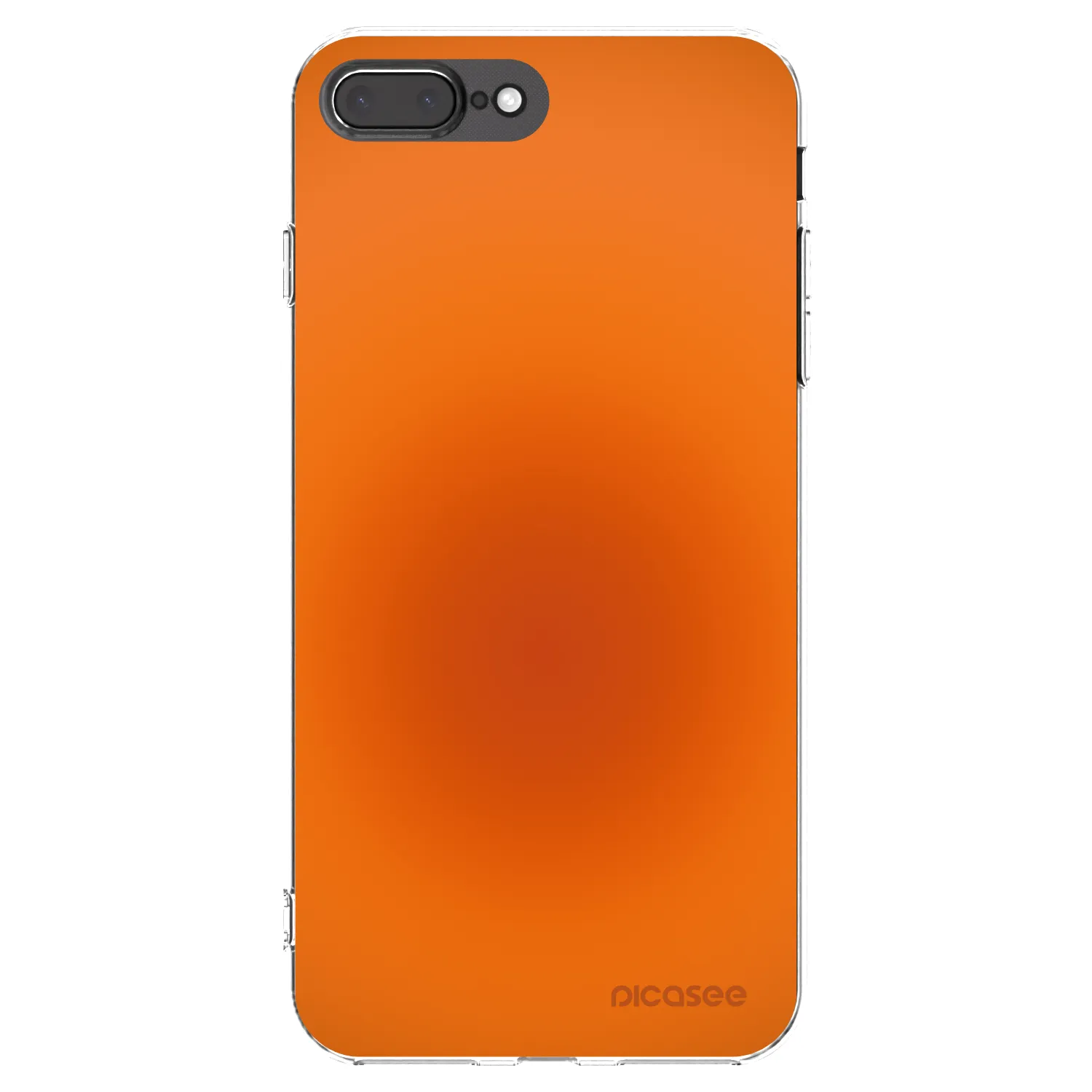 Picasee silikonowe przeźroczyste etui na Apple iPhone 8 Plus - Heat Core