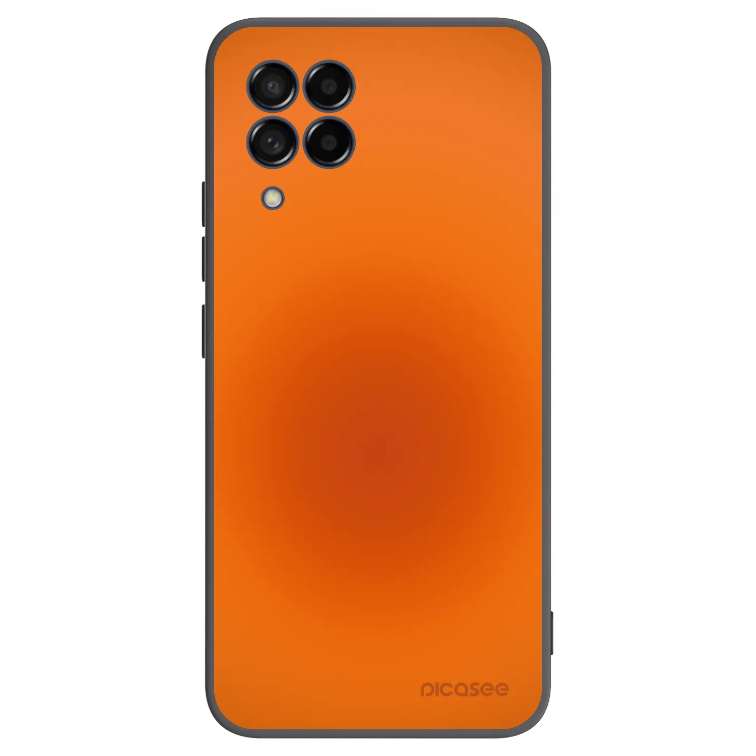 Picasee silikonowe czarne etui na Samsung Galaxy M53 5G - Heat Core