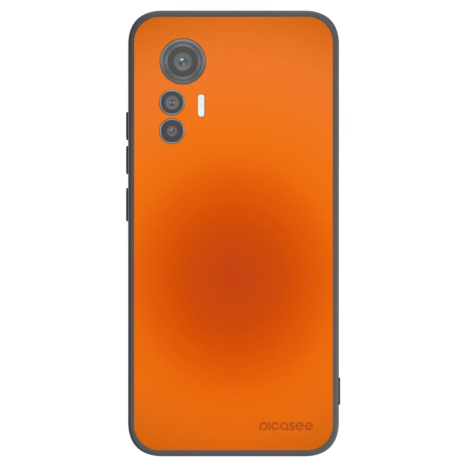 Picasee silikonowe czarne etui na Xiaomi 12 Lite - Heat Core