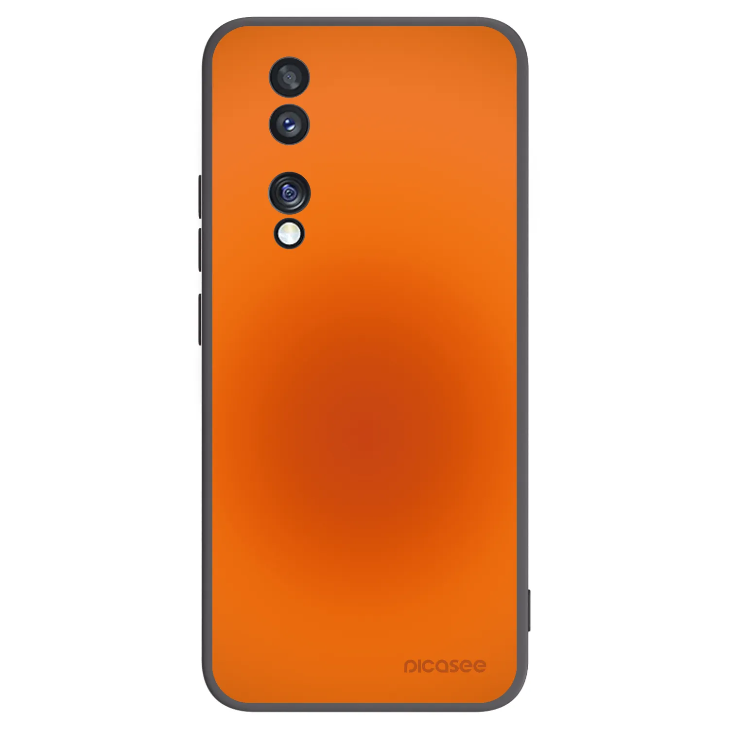 Picasee silikonowe czarne etui na Honor 70 - Heat Core