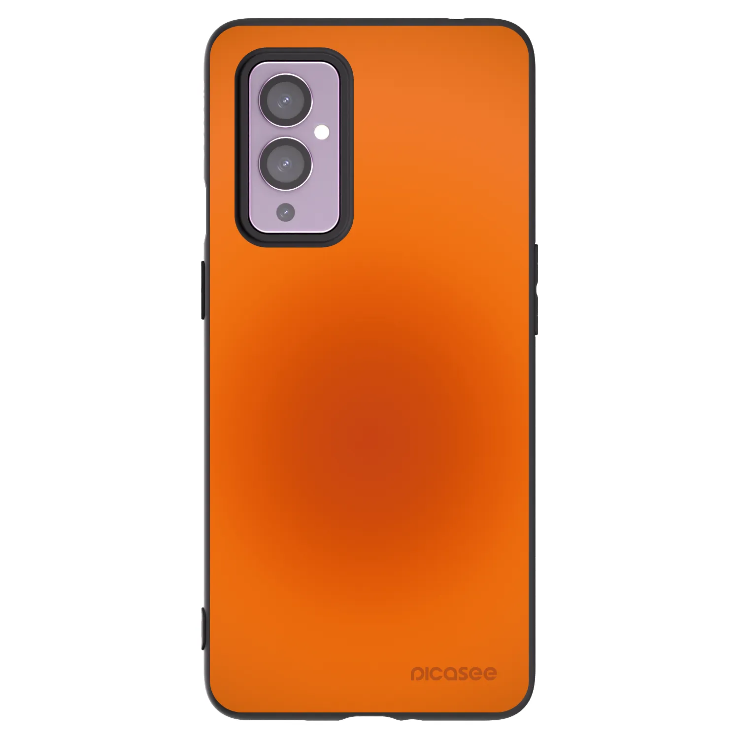 Picasee silikonowe czarne etui na OnePlus 9 - Heat Core