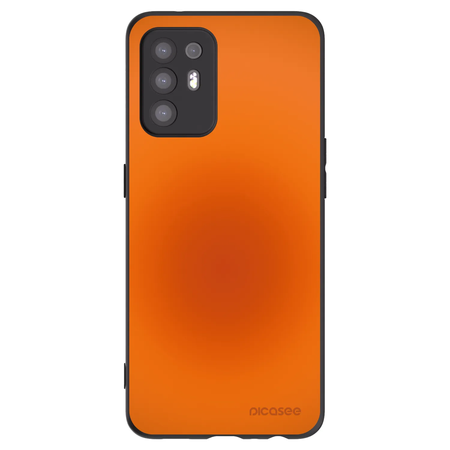 Picasee silikonowe czarne etui na OPPO A94 5G - Heat Core