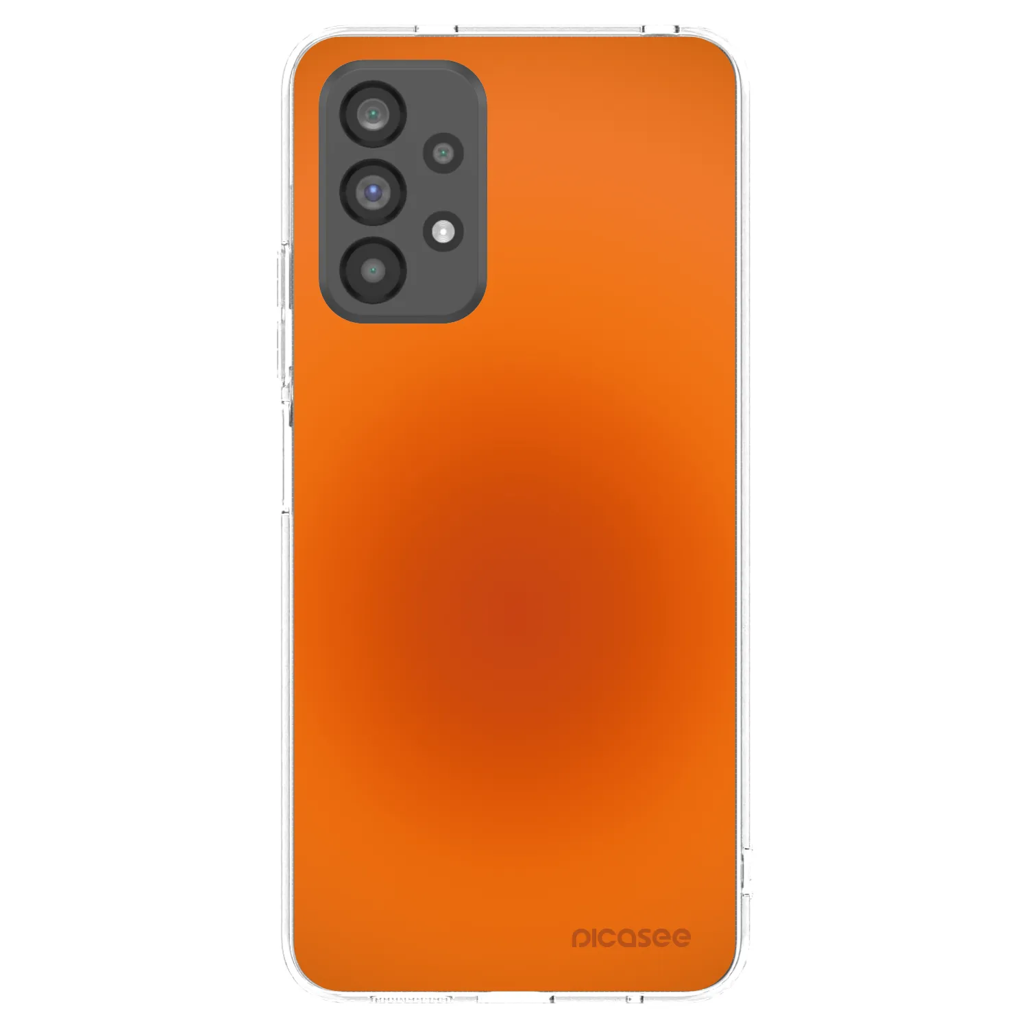 Picasee silikonowe przeźroczyste etui na Samsung Galaxy A73 5G - Heat Core