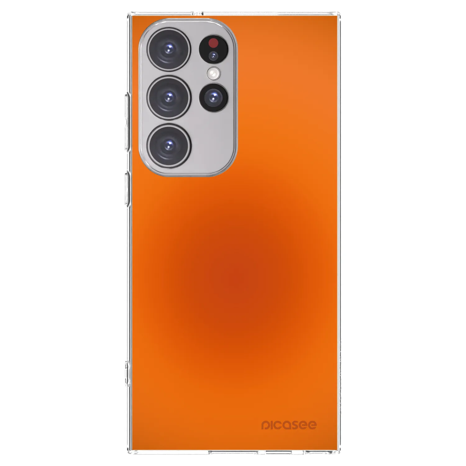 Picasee silikonowe przeźroczyste etui na Samsung Galaxy S23 Ultra 5G - Heat Core