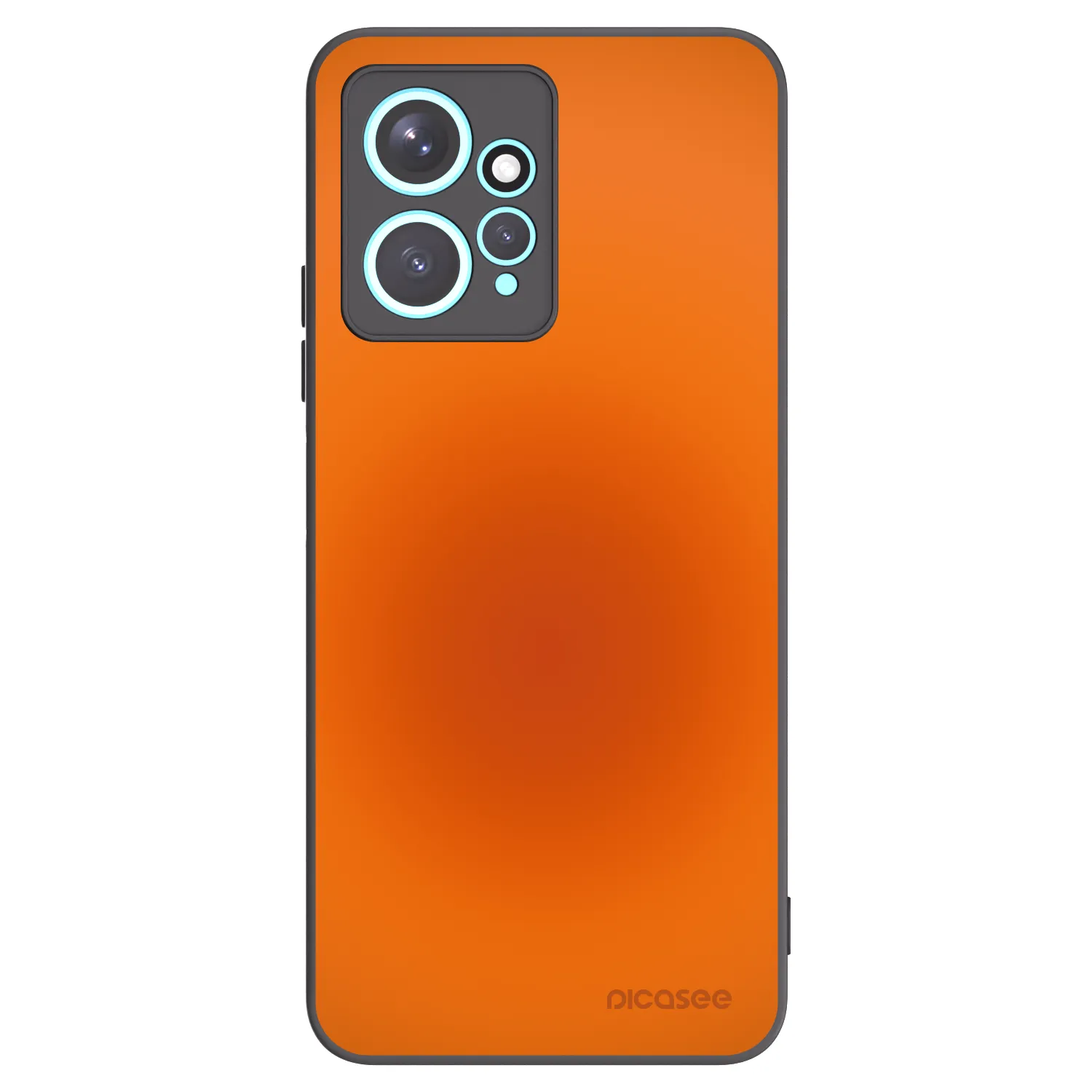 Picasee silikonowe czarne etui na Xiaomi Redmi Note 12 4G - Heat Core