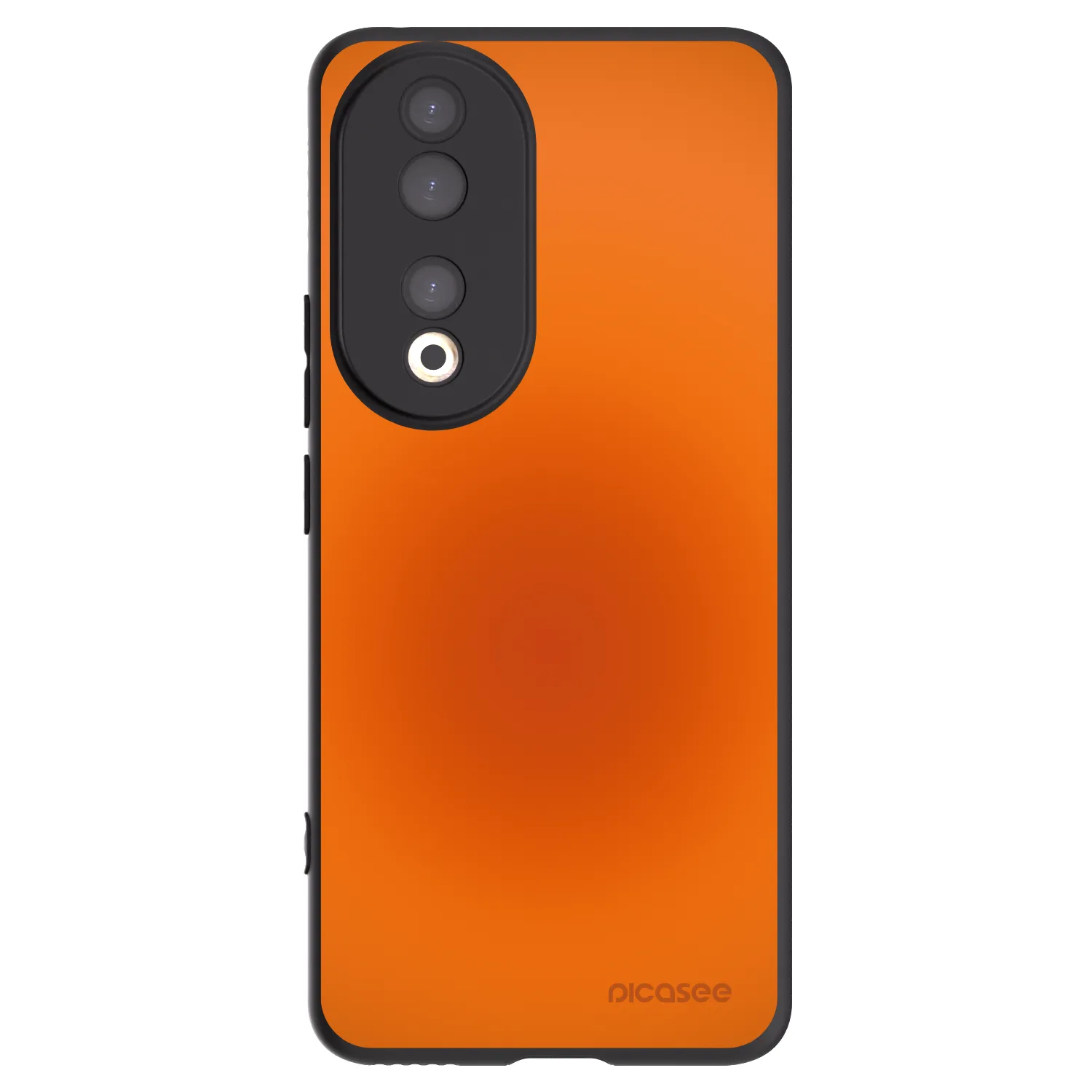 Picasee silikonowe czarne etui na Honor 90 5G - Heat Core