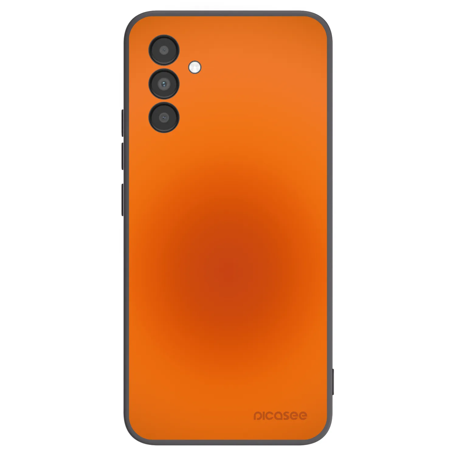 Picasee silikonowe czarne etui na Samsung Galaxy A04s A047F - Heat Core