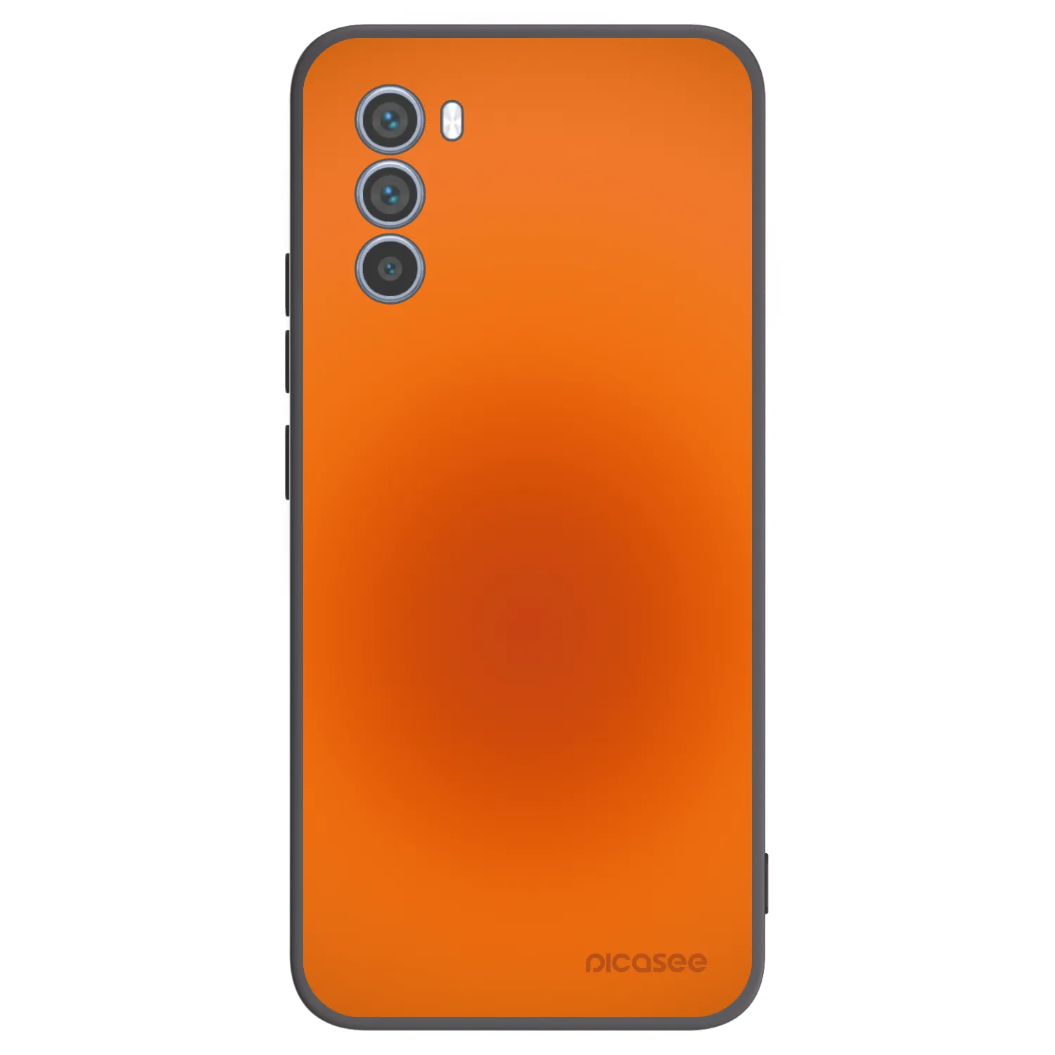 Picasee silikonowe czarne etui na Motorola Moto G62 - Heat Core