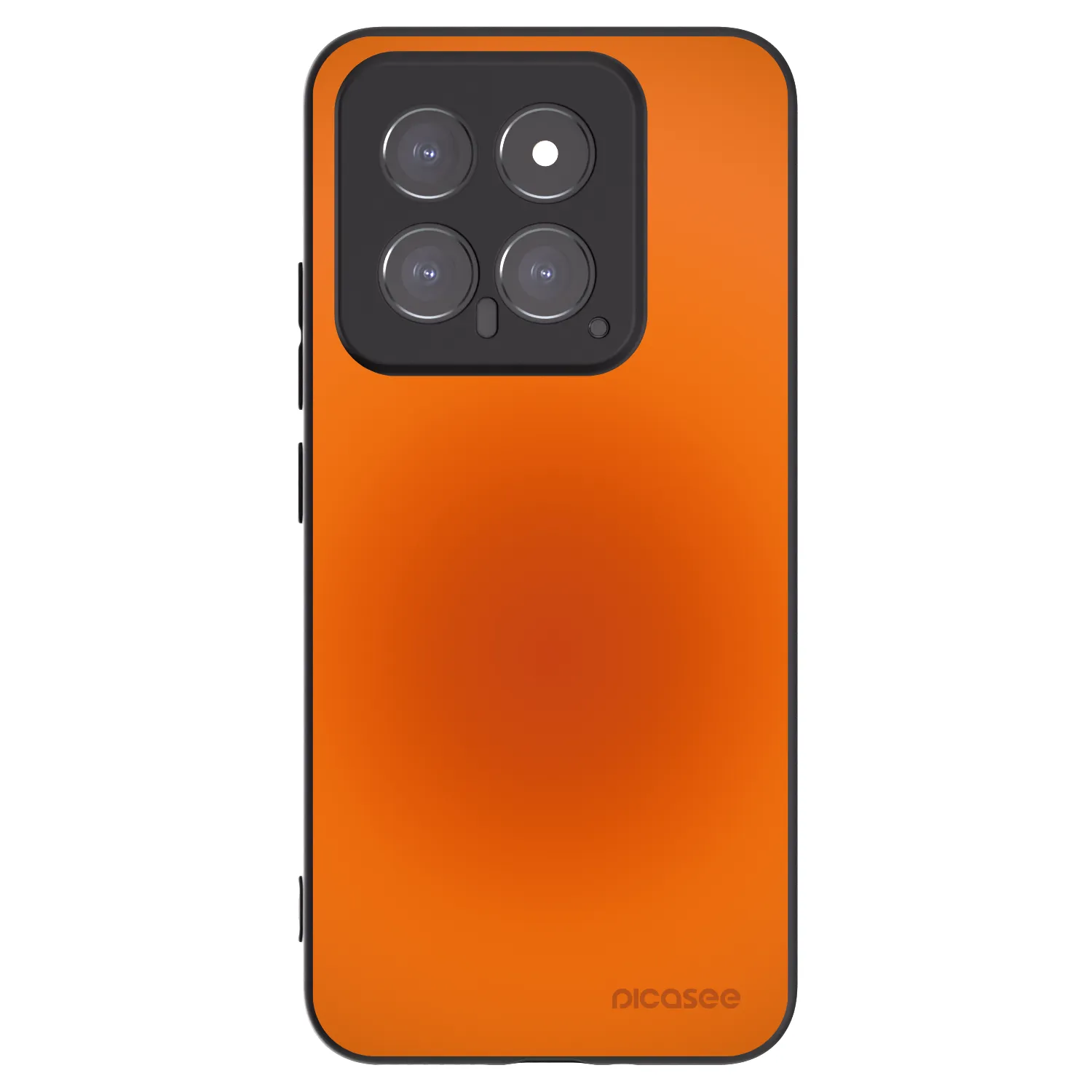 Picasee silikonowe czarne etui na Xiaomi 14 - Heat Core