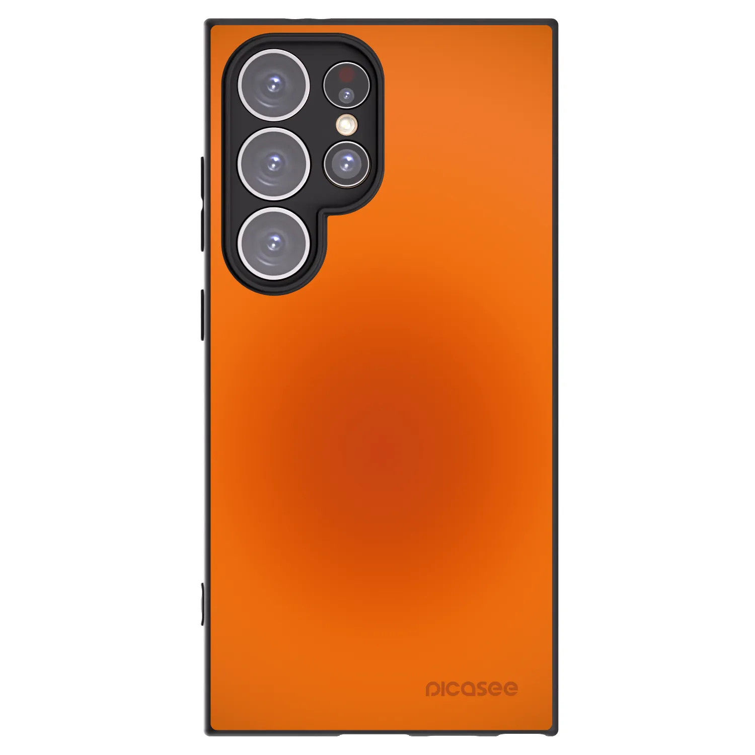 Picasee silikonowe czarne etui na Samsung Galaxy S24 Ultra S928B 5G - Heat Core