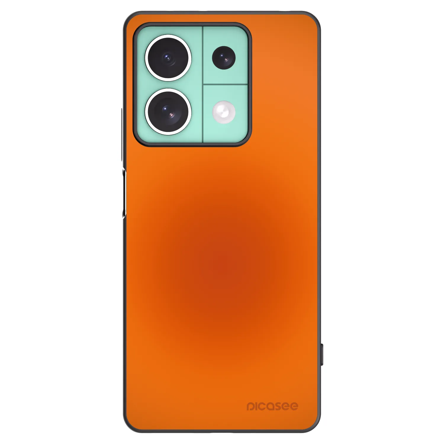 Picasee silikonowe czarne etui na Xiaomi Redmi Note 13 5G - Heat Core
