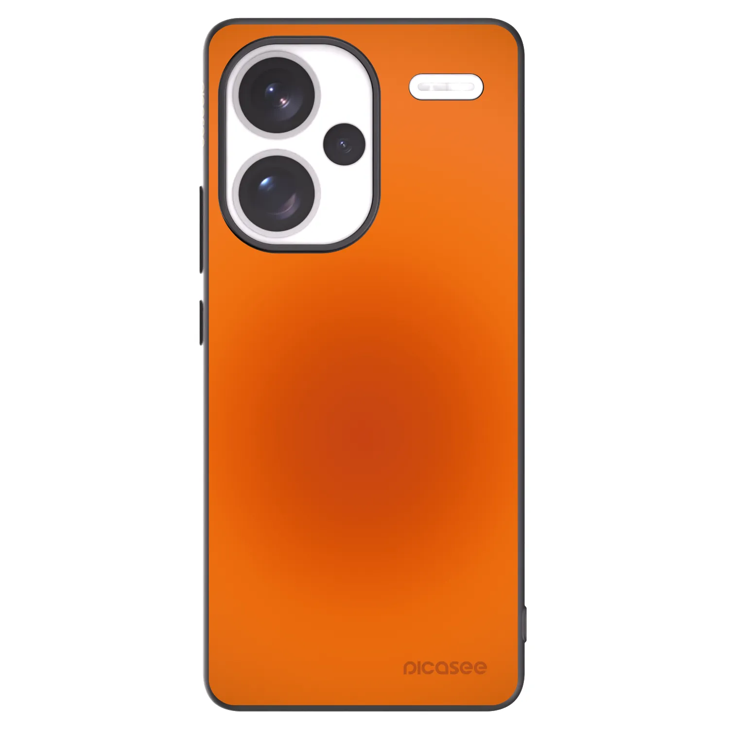 Picasee silikonowe czarne etui na Xiaomi Redmi Note 13 Pro+ 5G - Heat Core