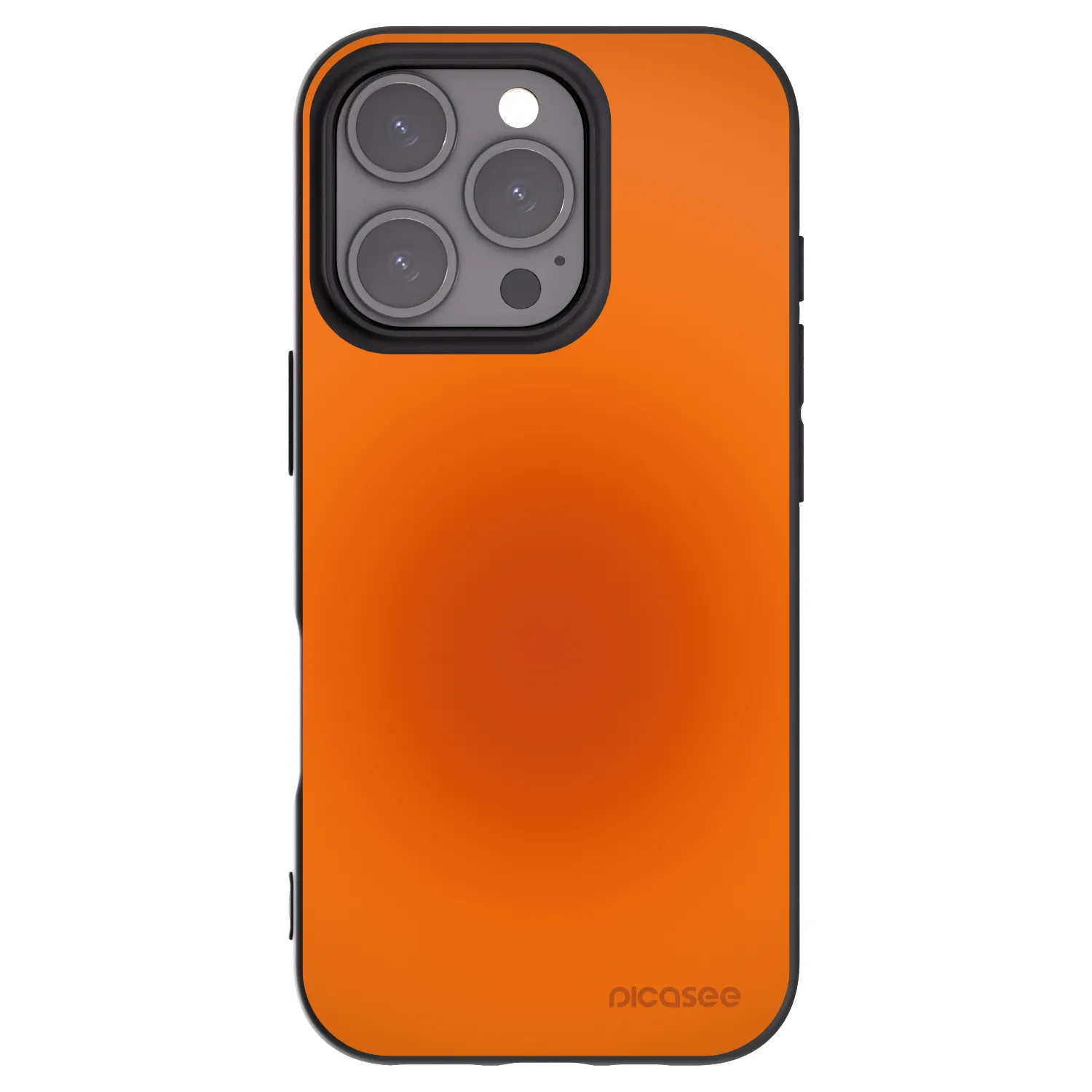 Picasee silikonowe czarne etui na Apple iPhone 16 Pro - Heat Core