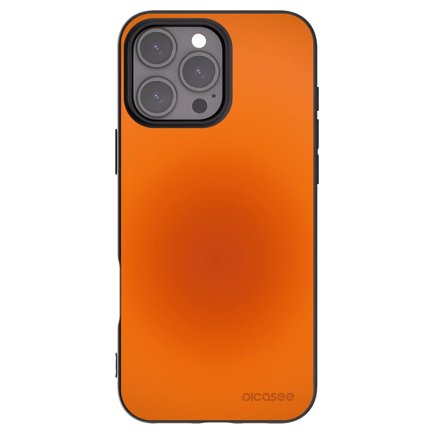 Picasee silikonowe czarne etui na Apple iPhone 16 Pro Max - Heat Core