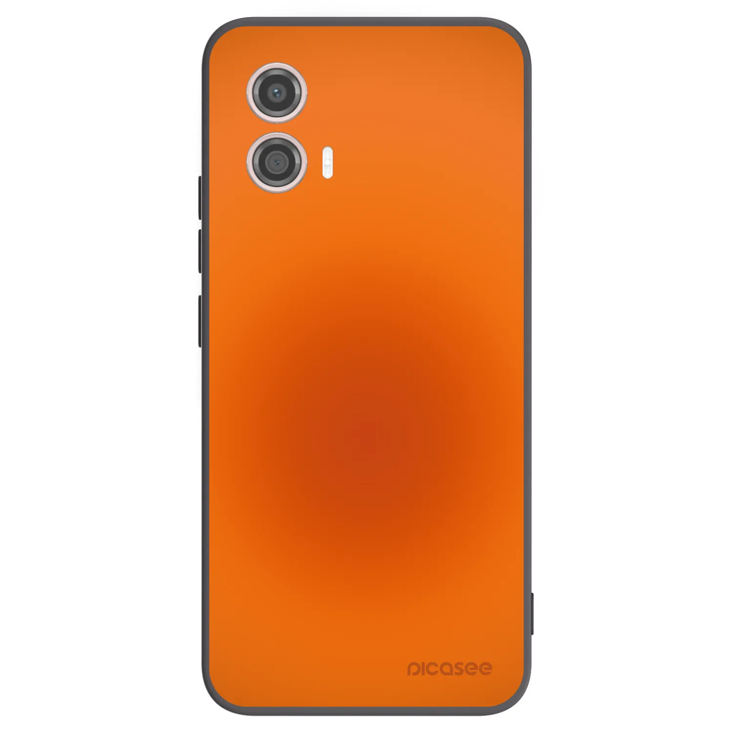 Picasee silikonowe czarne etui na Motorola Moto G53 5G - Heat Core