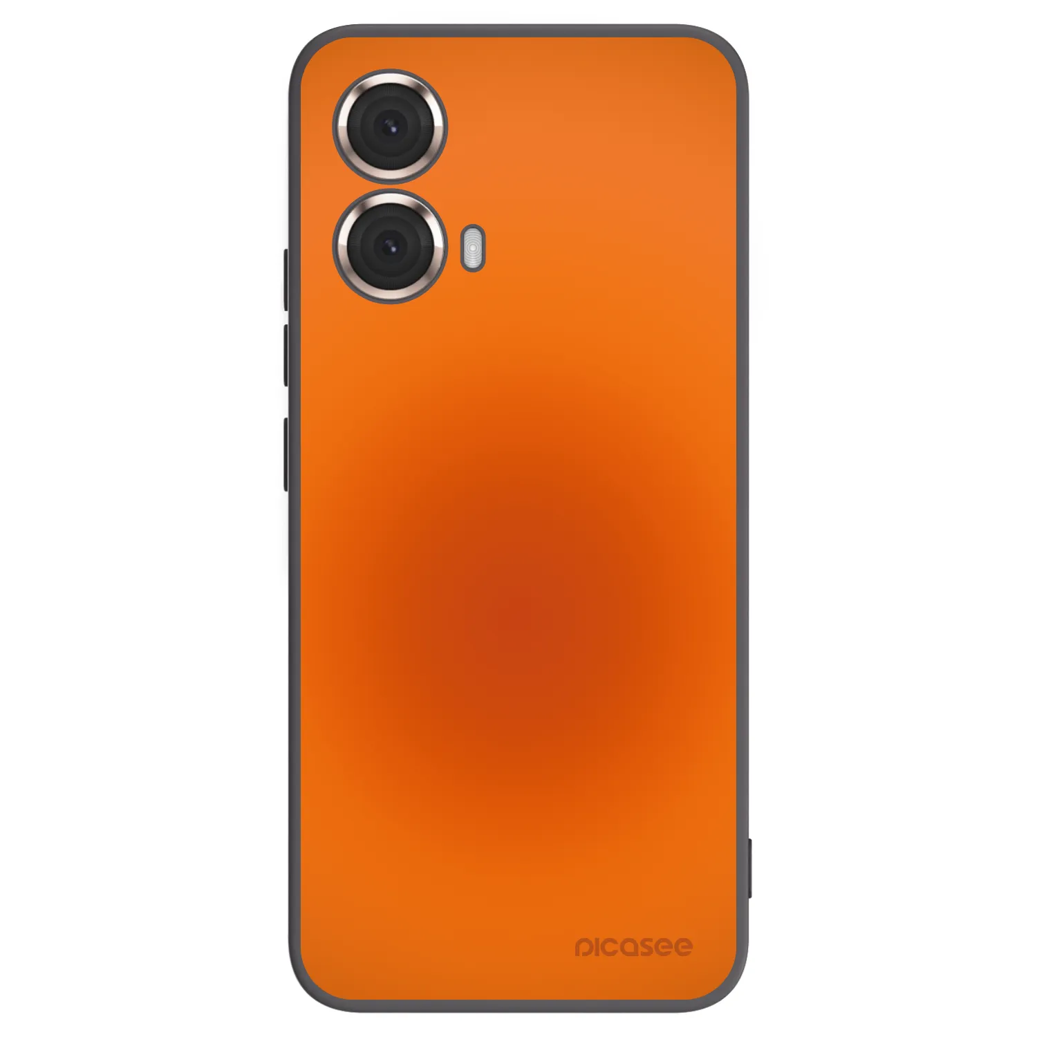 Picasee silikonowe czarne etui na Motorola Moto G85 - Heat Core