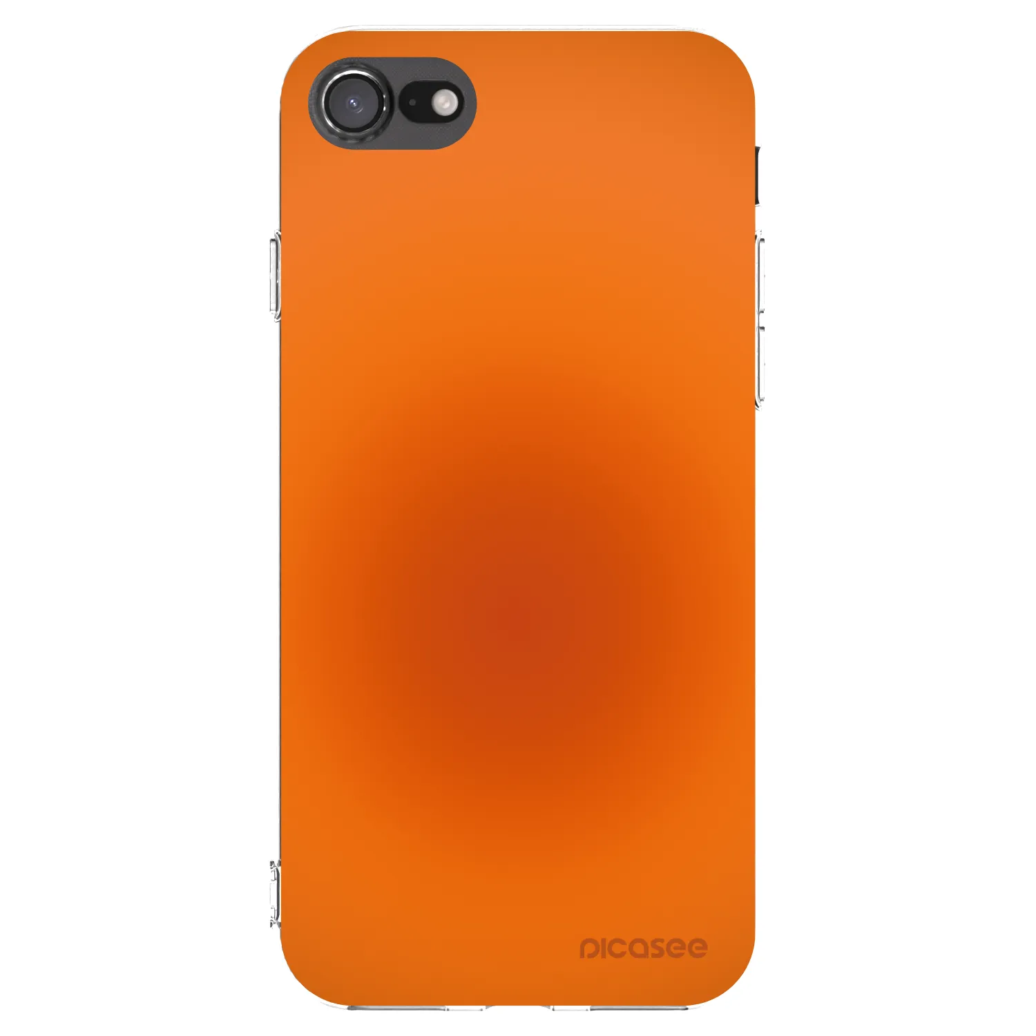 Picasee silikonowe przeźroczyste etui na Apple iPhone 7 - Heat Core