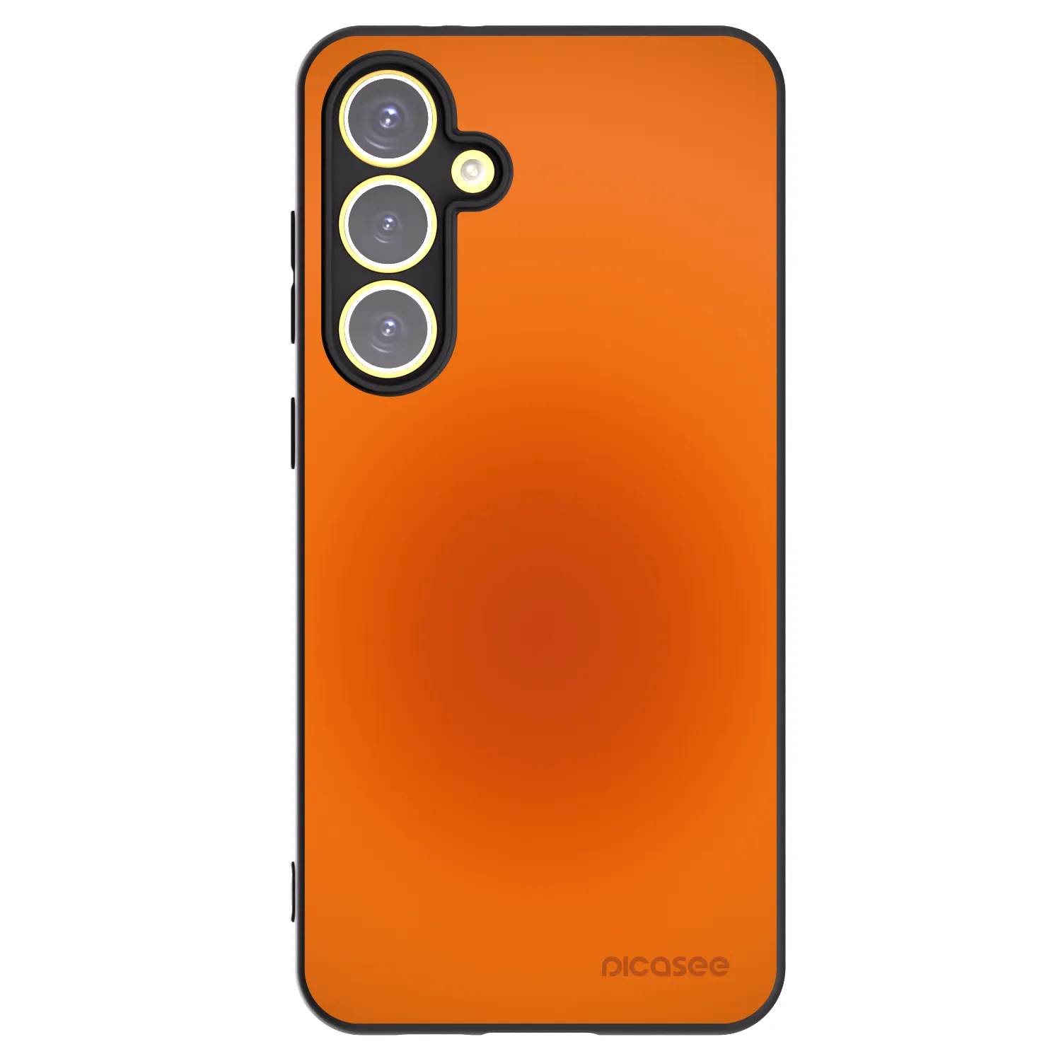 Picasee silikonowe czarne etui na Samsung Galaxy S24 FE S721B - Heat Core