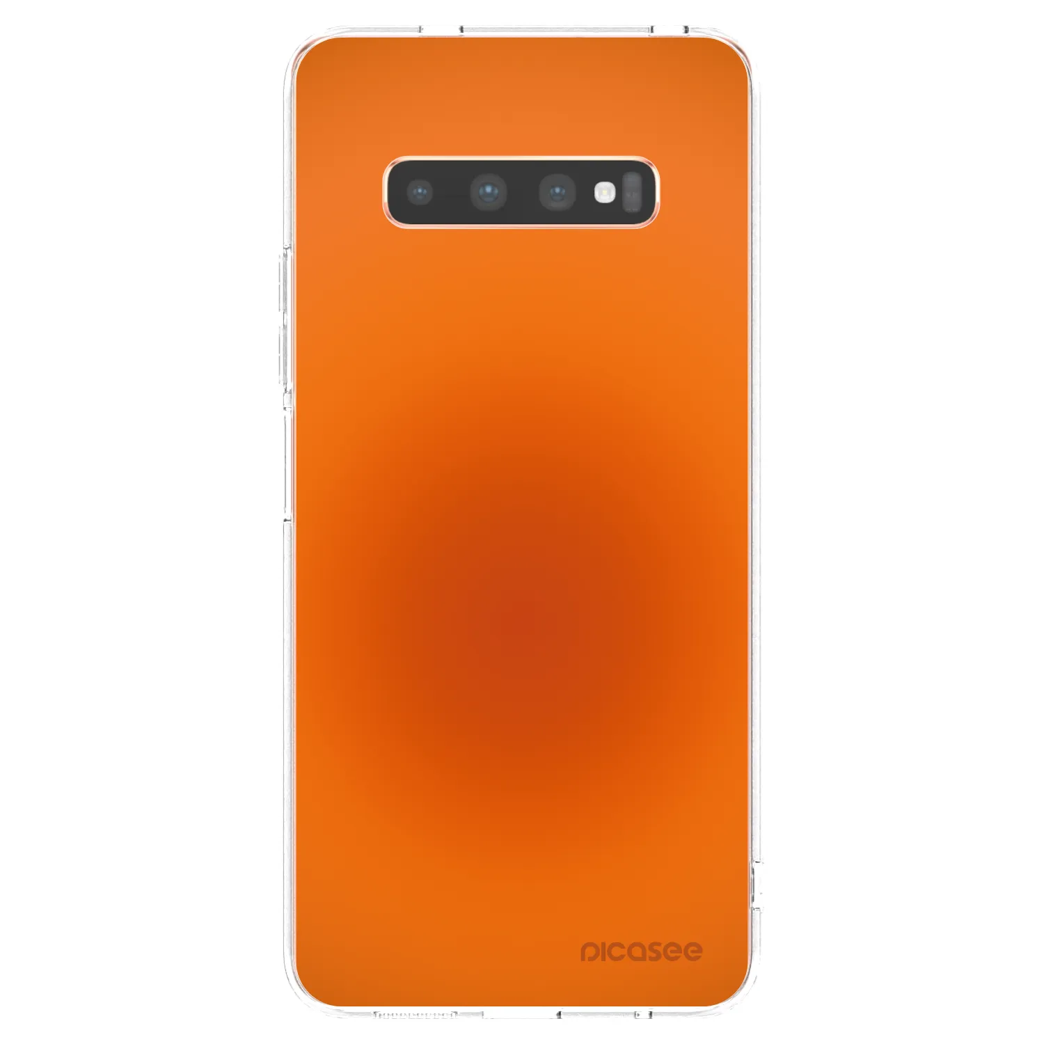 Picasee silikonowe przeźroczyste etui na Samsung Galaxy S10 Plus G975 - Heat Core