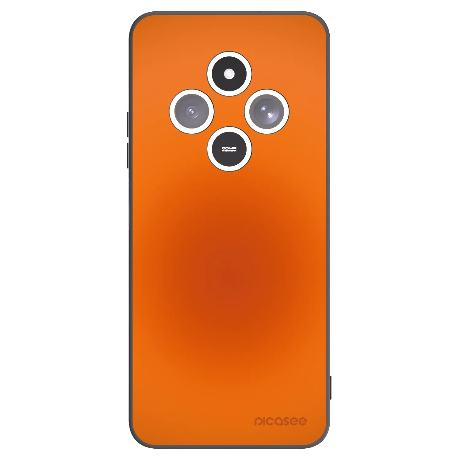 Picasee silikonowe czarne etui na Xiaomi Redmi 14C - Heat Core