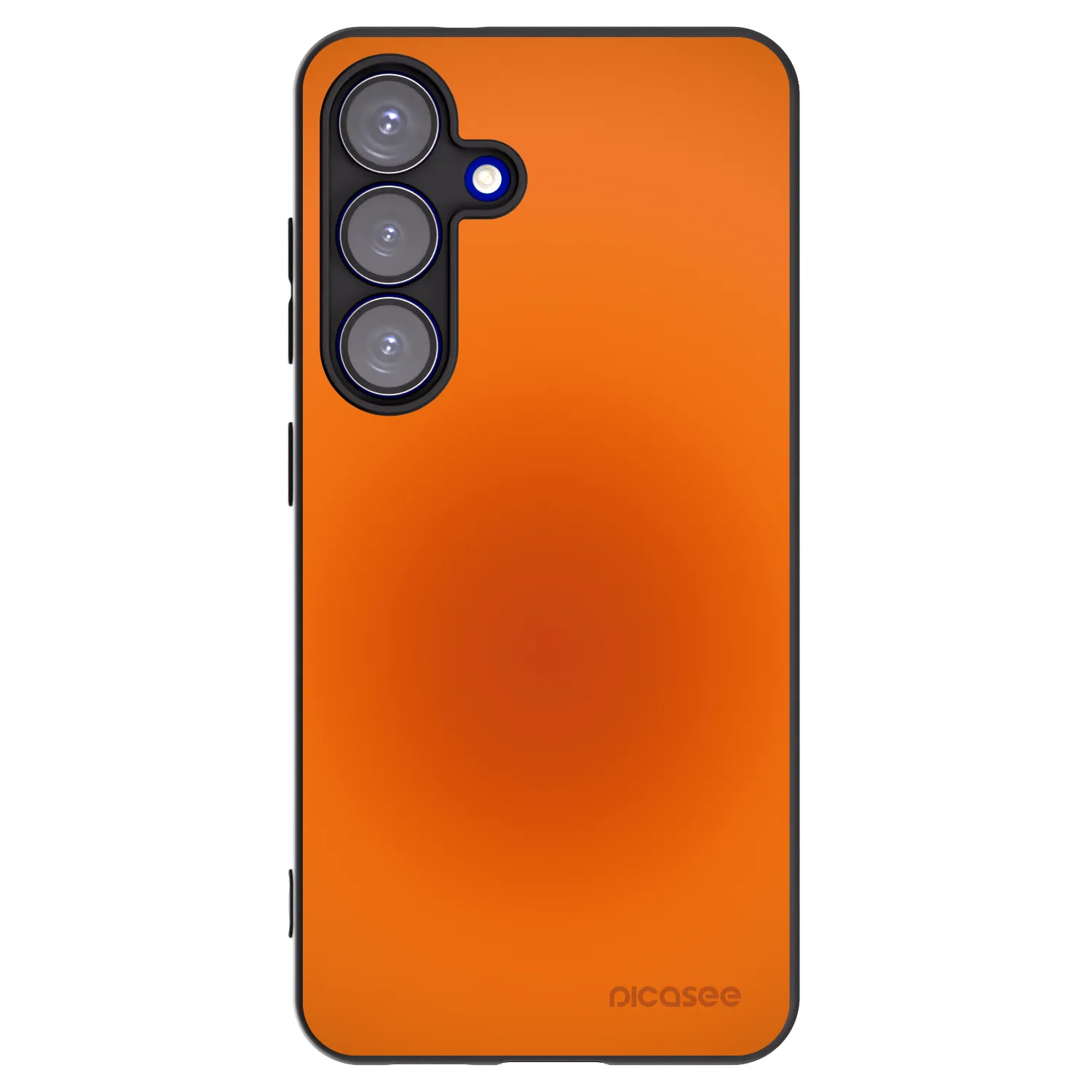 Picasee silikonowe czarne etui na Samsung Galaxy S25 5G - Heat Core