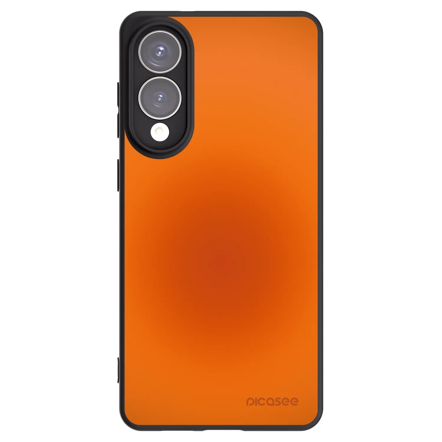 Picasee silikonowe czarne etui na Samsung Galaxy S25 Edge 5G - Heat Core