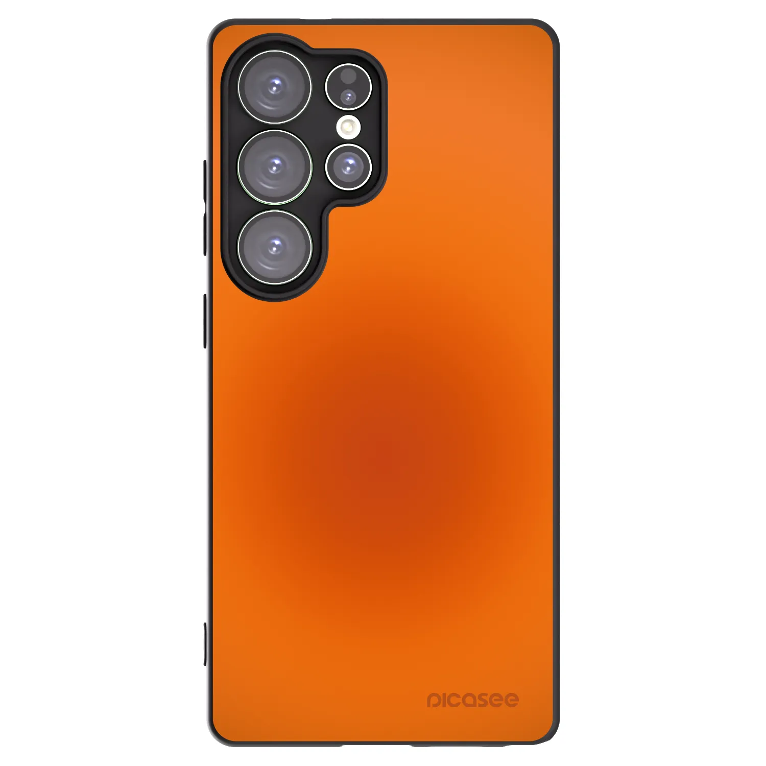 Picasee silikonowe czarne etui na Samsung Galaxy S25 Ultra 5G - Heat Core