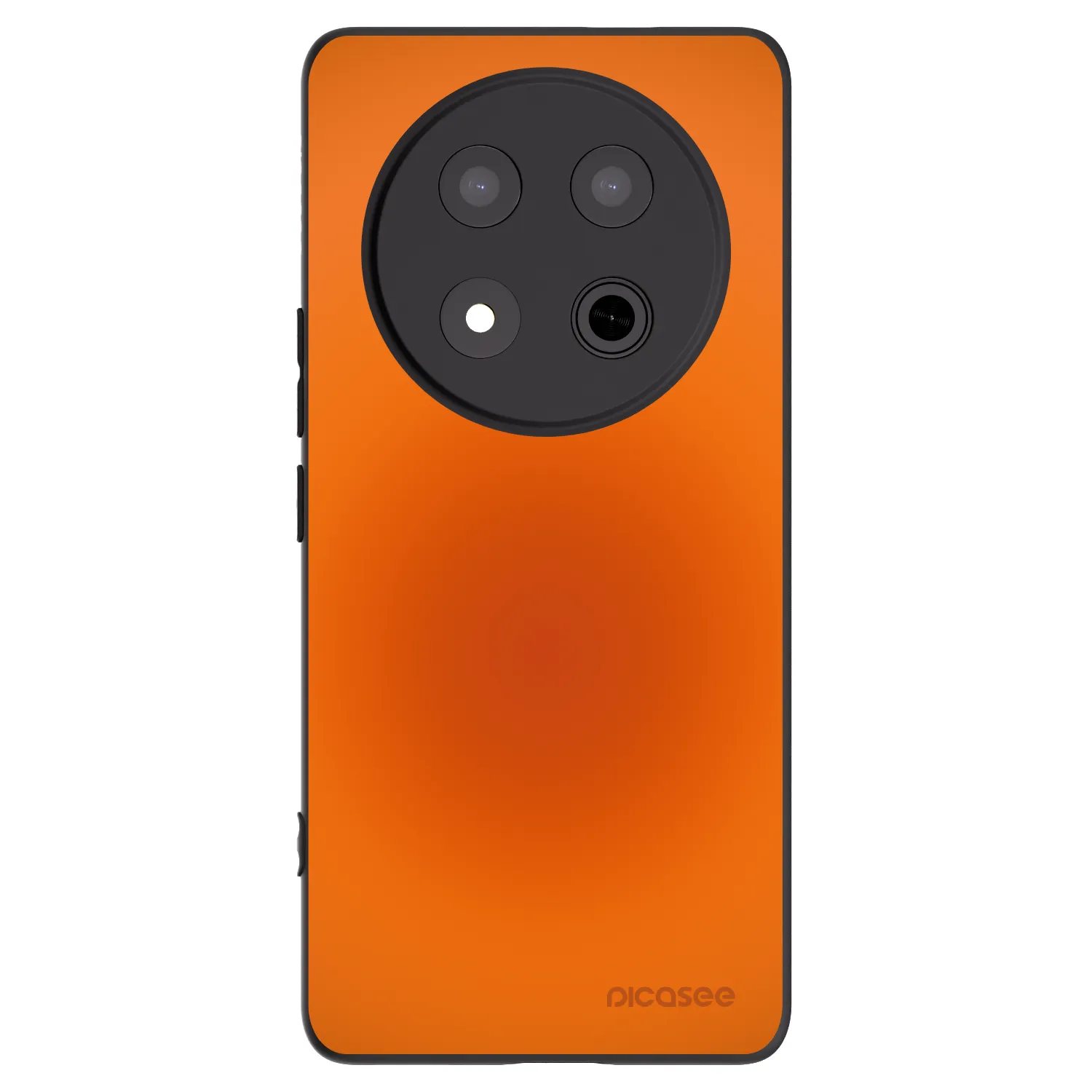 Picasee silikonowe czarne etui na Honor Magic7 Lite 5G - Heat Core