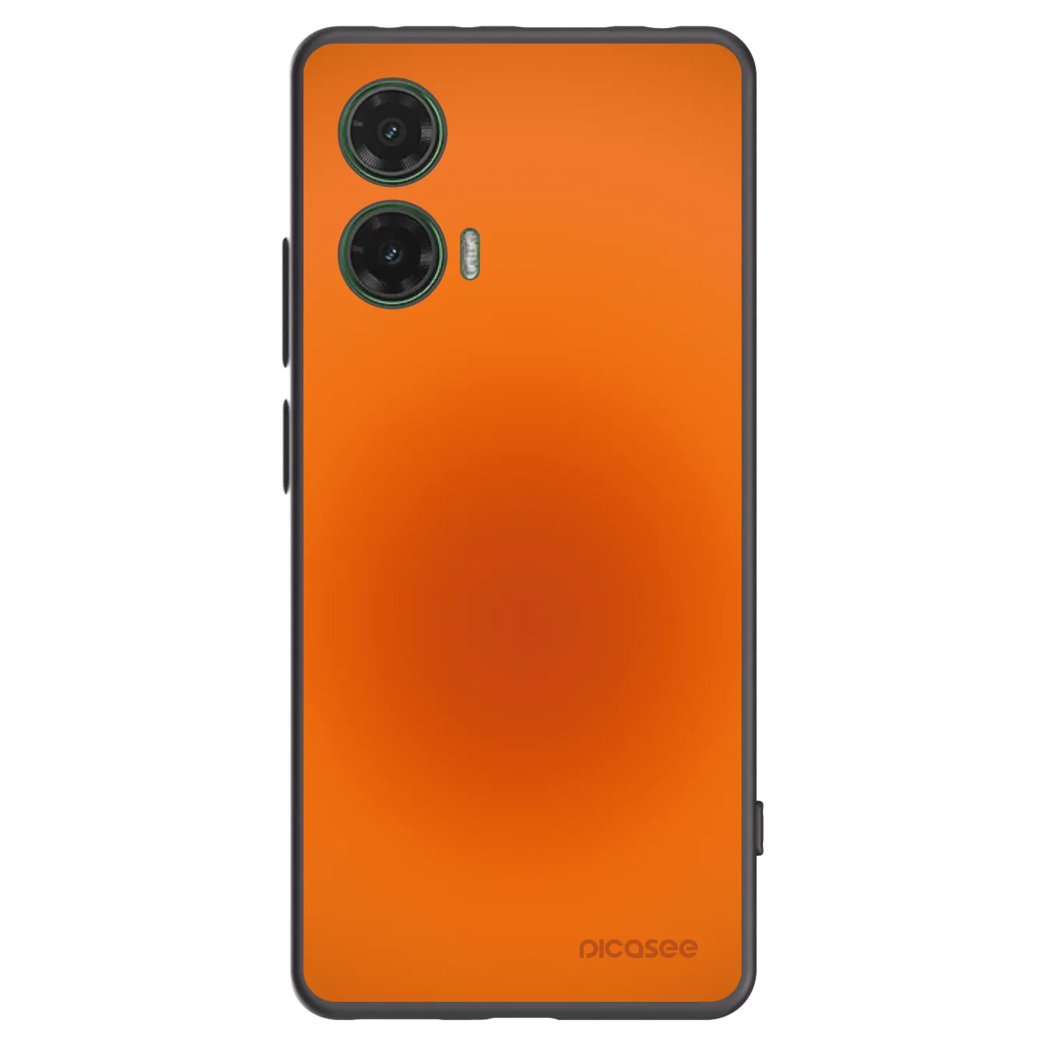 Picasee silikonowe czarne etui na Motorola Moto G35 5G - Heat Core