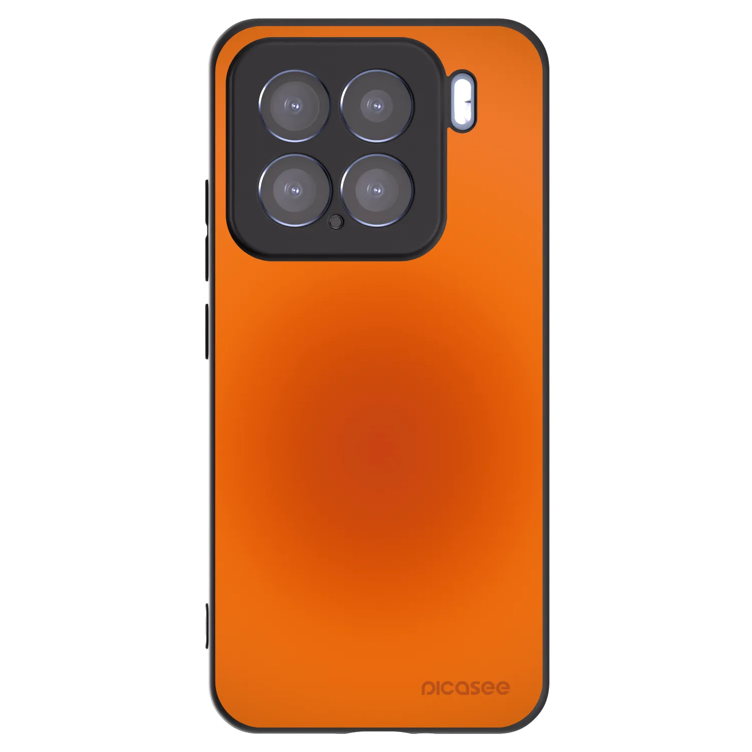 Picasee silikonowe czarne etui na Xiaomi 15 - Heat Core